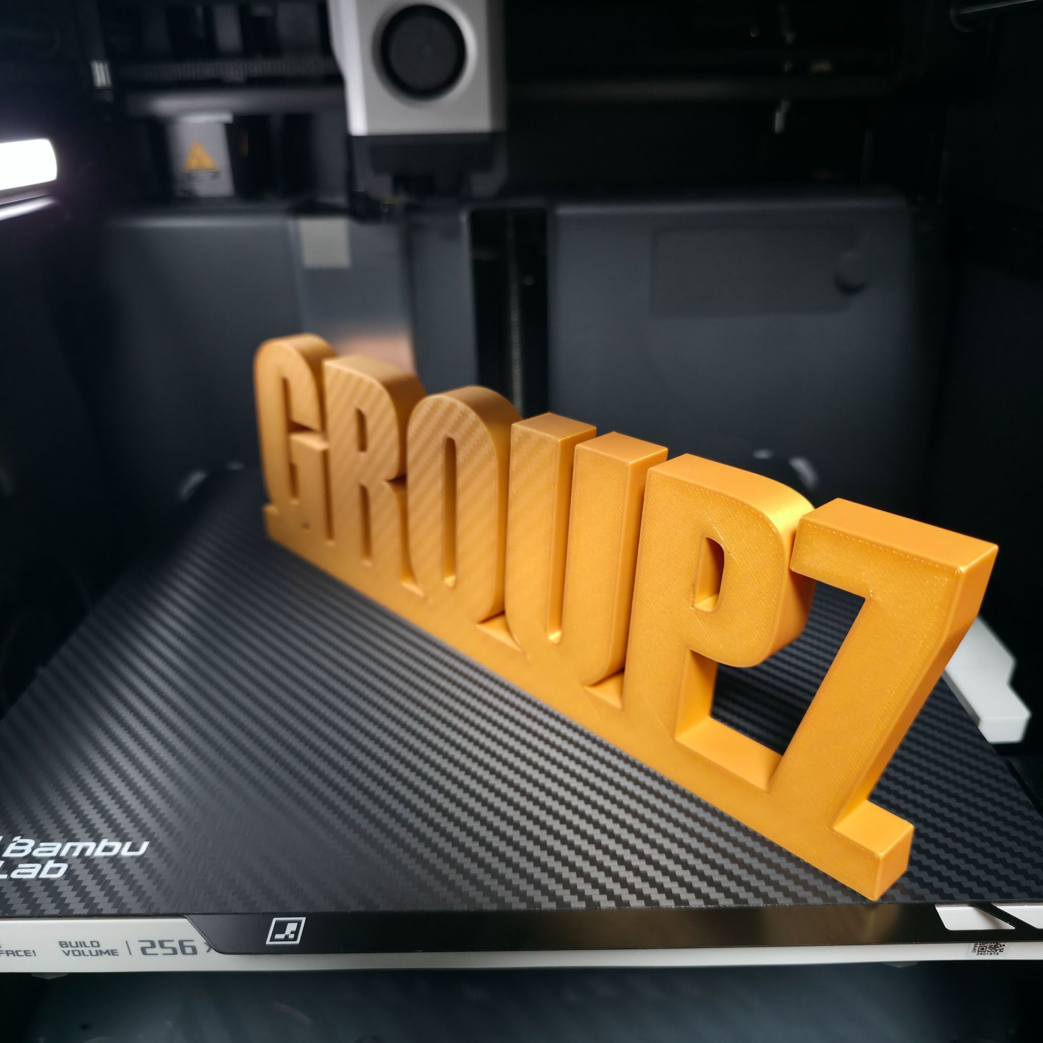 Group 7 Placard | Because You Know You’re Part of the Best Group