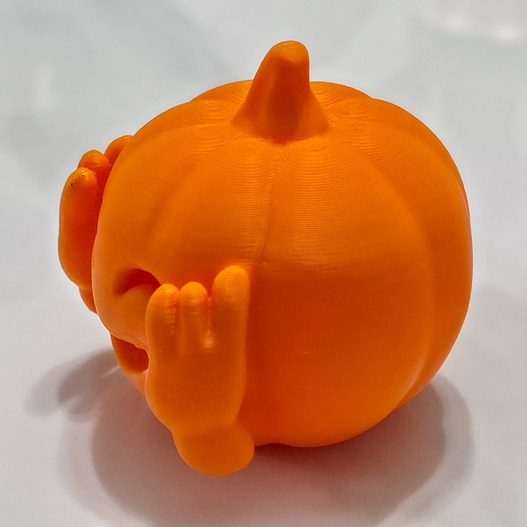 3 Wise Pumpkins Set | See No Evil Pumpkin Trio | Cute Halloween Desk Decor