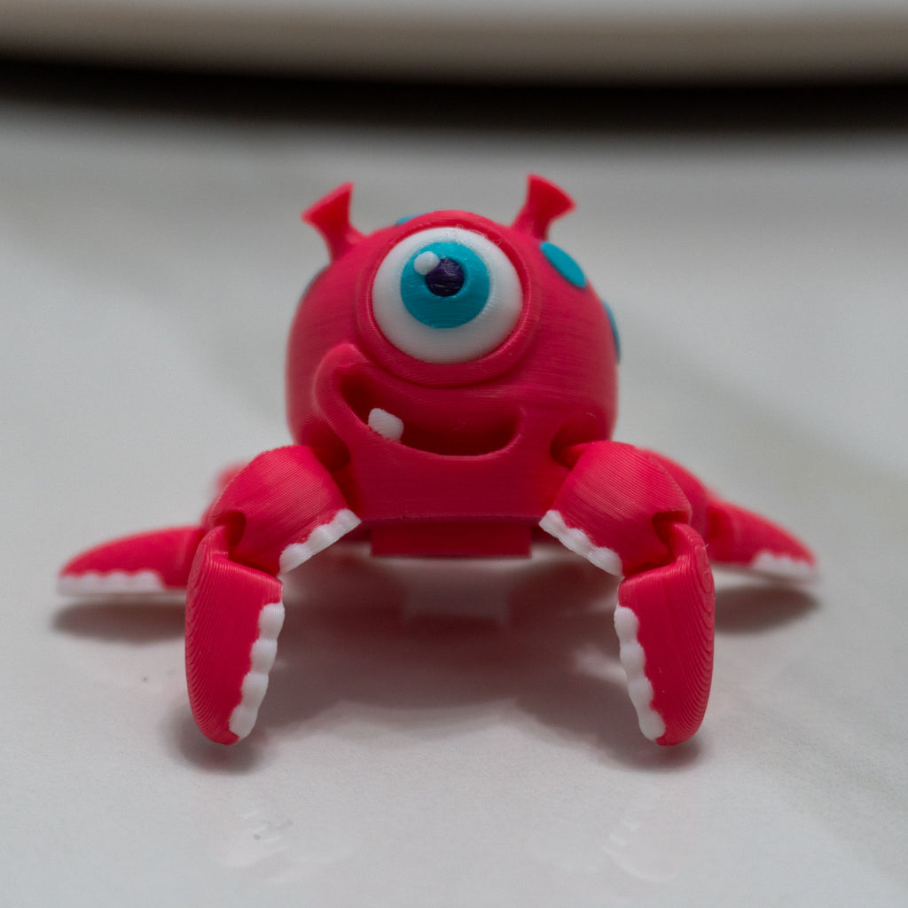 Cyclops Crawler (Flexi Squid) | Spinning Alien Fidget Toy