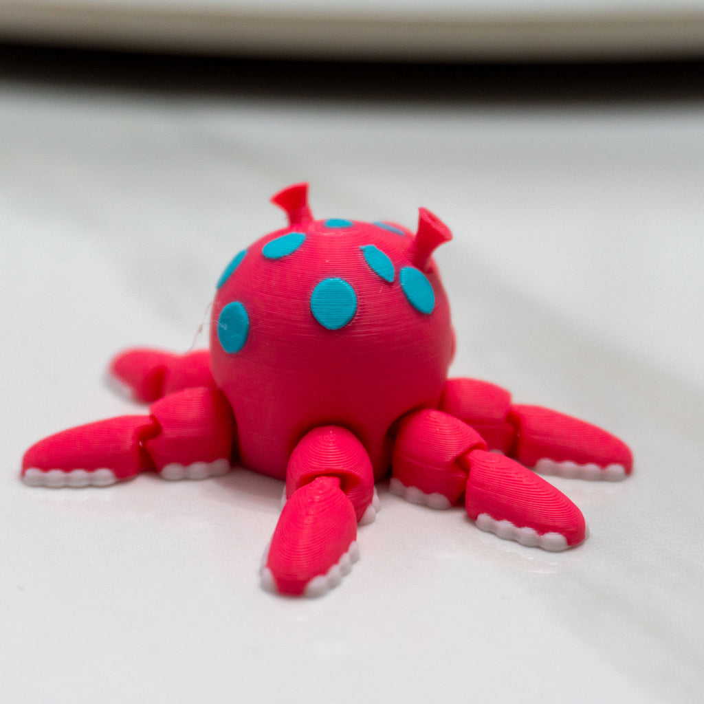 Cyclops Crawler (Flexi Squid) | Spinning Alien Fidget Toy