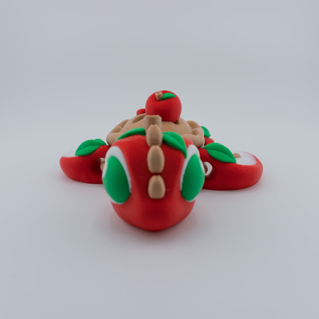 Apple Pie Turtle – Articulated | 3D Printed Collectible
