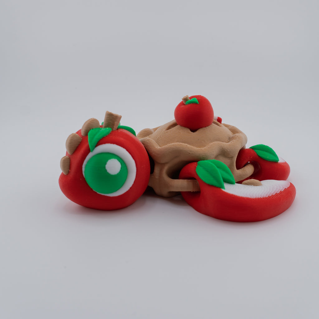 Apple Pie Turtle – Articulated | 3D Printed Collectible