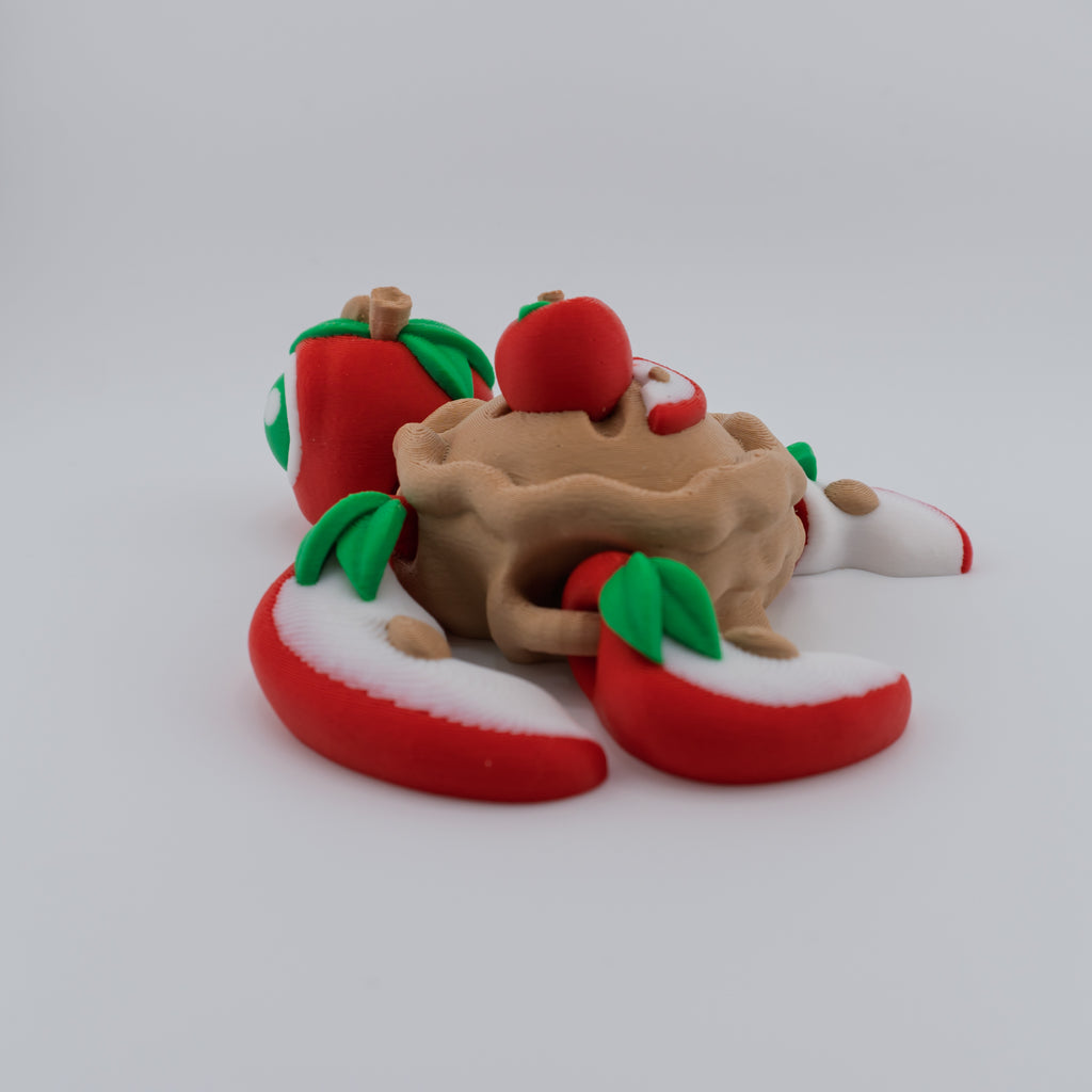 Apple Pie Turtle – Articulated | 3D Printed Collectible