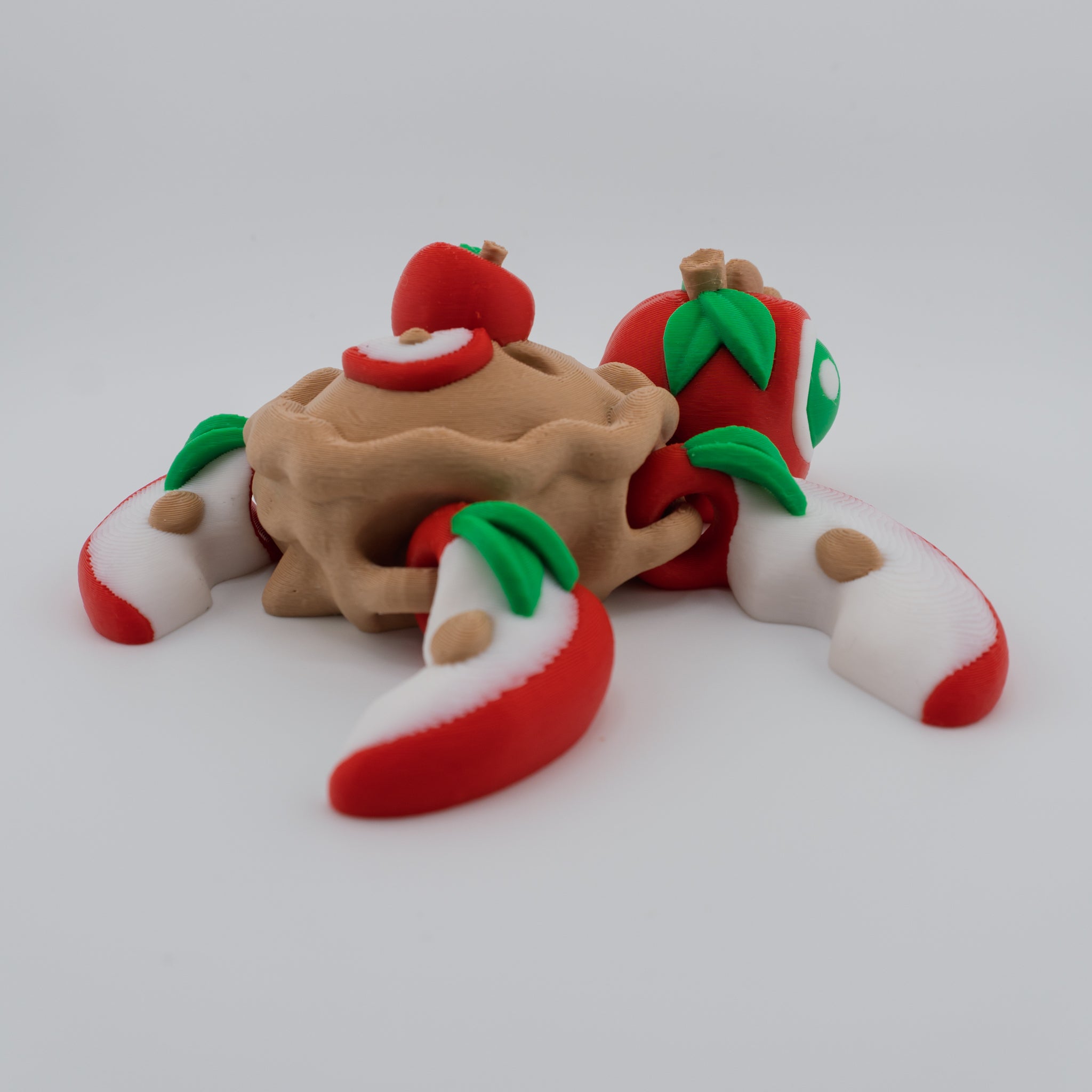 Apple Pie Turtle – Articulated | 3D Printed Collectible