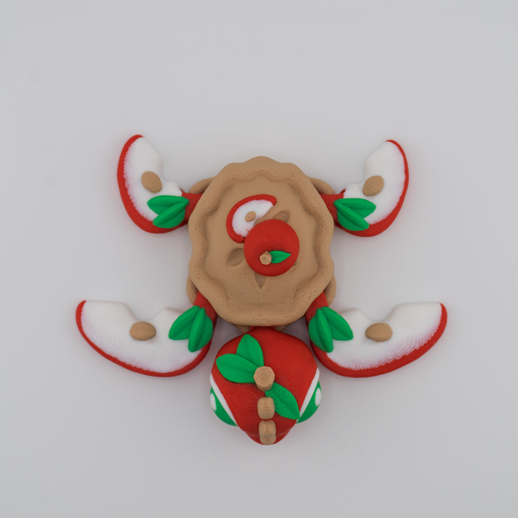 Apple Pie Turtle – Articulated | 3D Printed Collectible