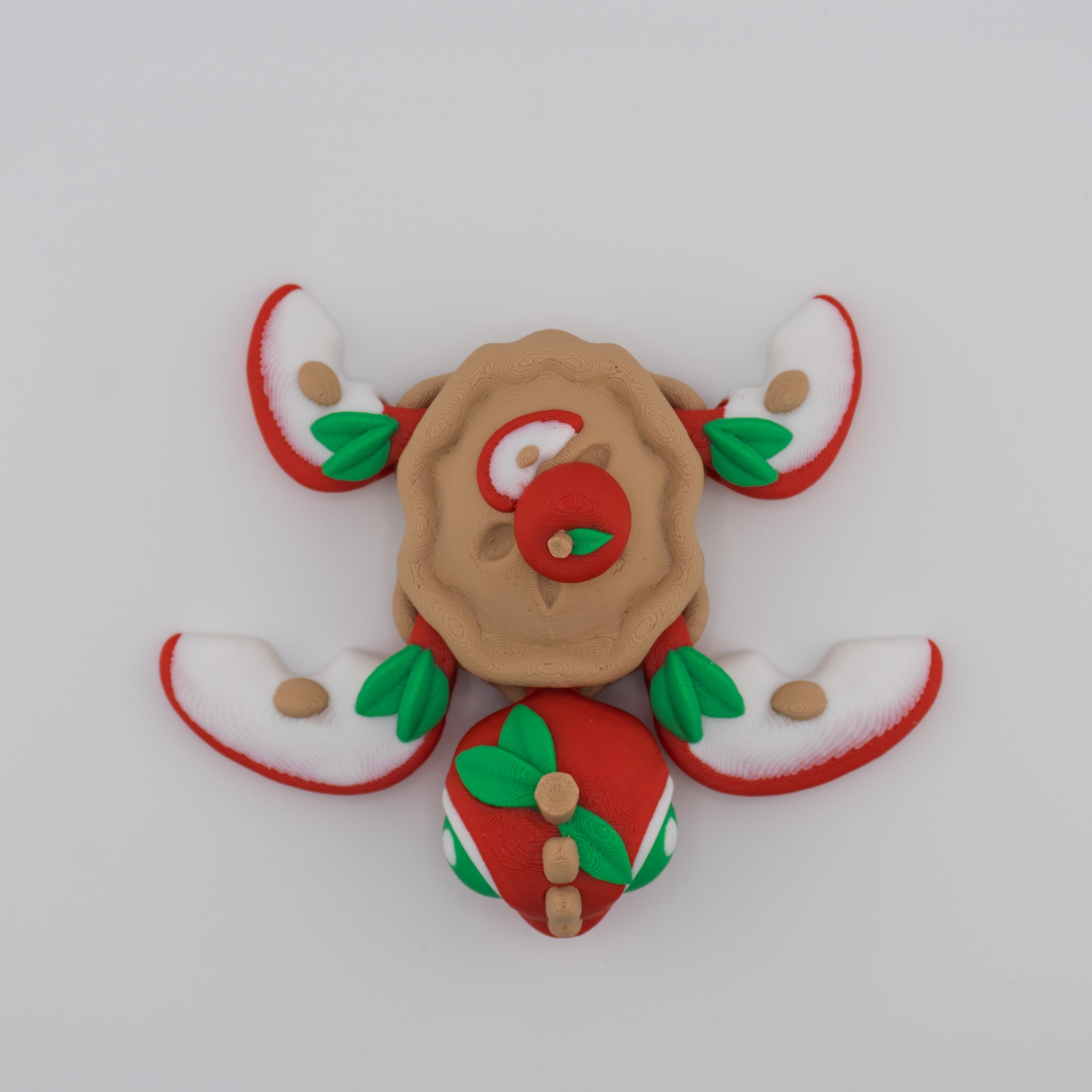 Apple Pie Turtle – Articulated | 3D Printed Collectible