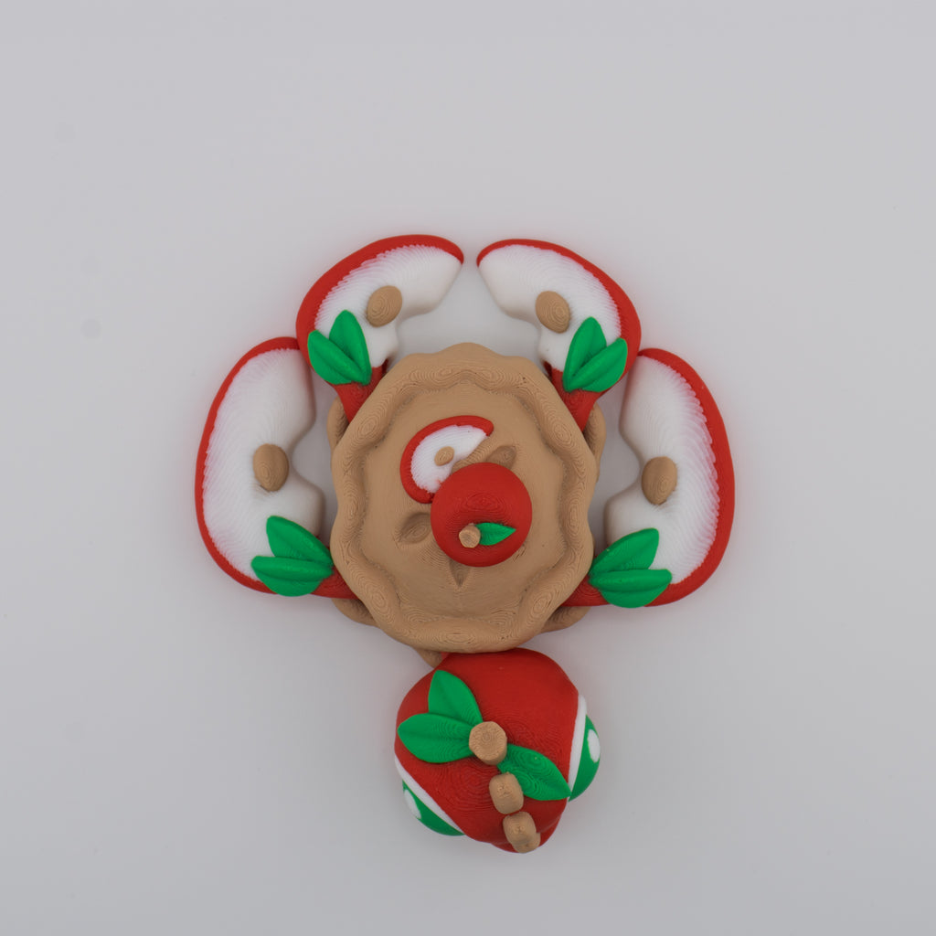 Apple Pie Turtle – Articulated | 3D Printed Collectible