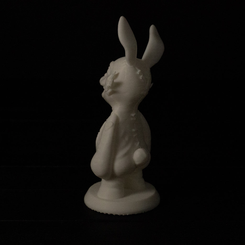 Creepy Bunny Figurine | 3D Printed Horror Display