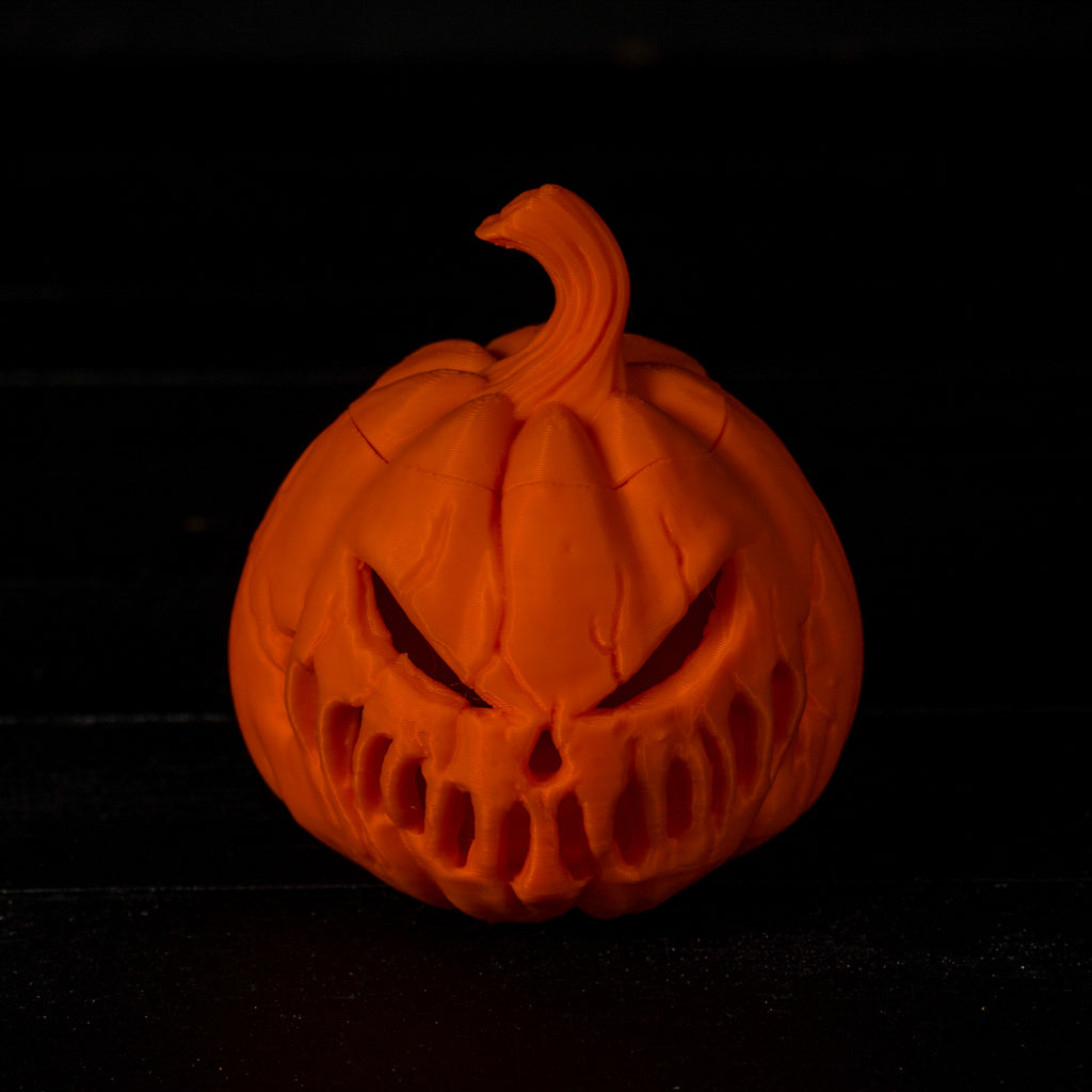 Creepy Pumpkin | Halloween Tealight Decor