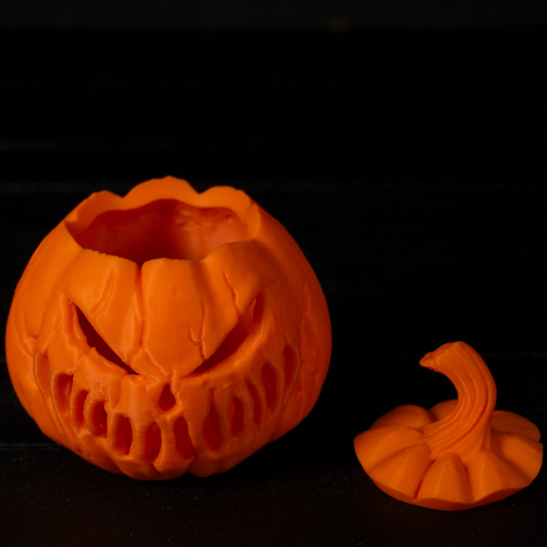 Creepy Pumpkin | Halloween Tealight Decor