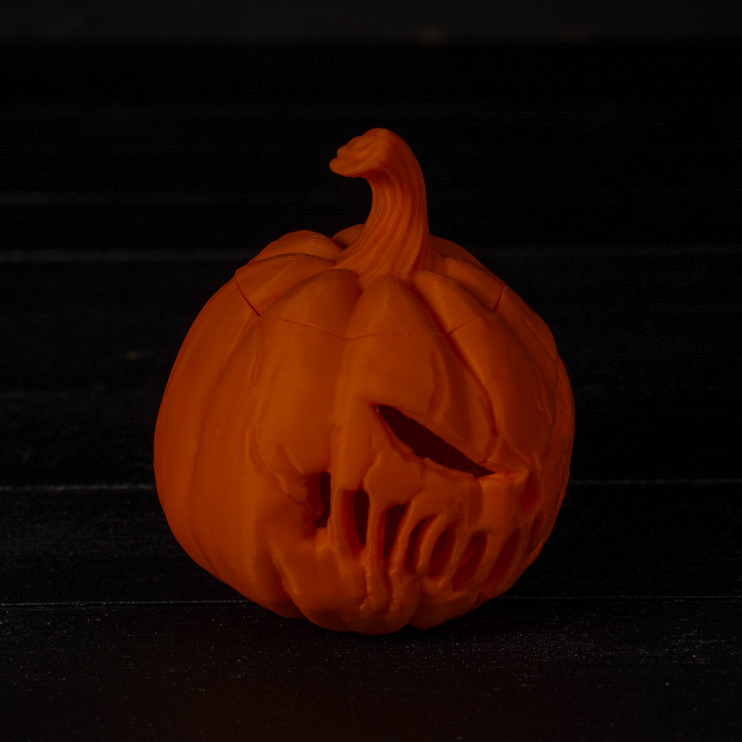 Creepy Pumpkin | Halloween Tealight Decor