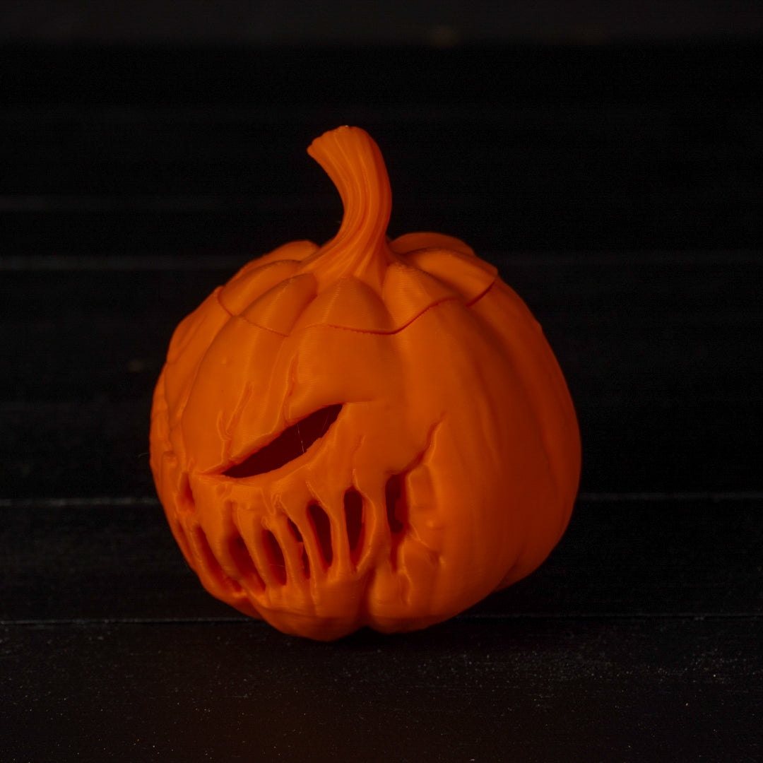 Creepy Pumpkin | Halloween Tealight Decor