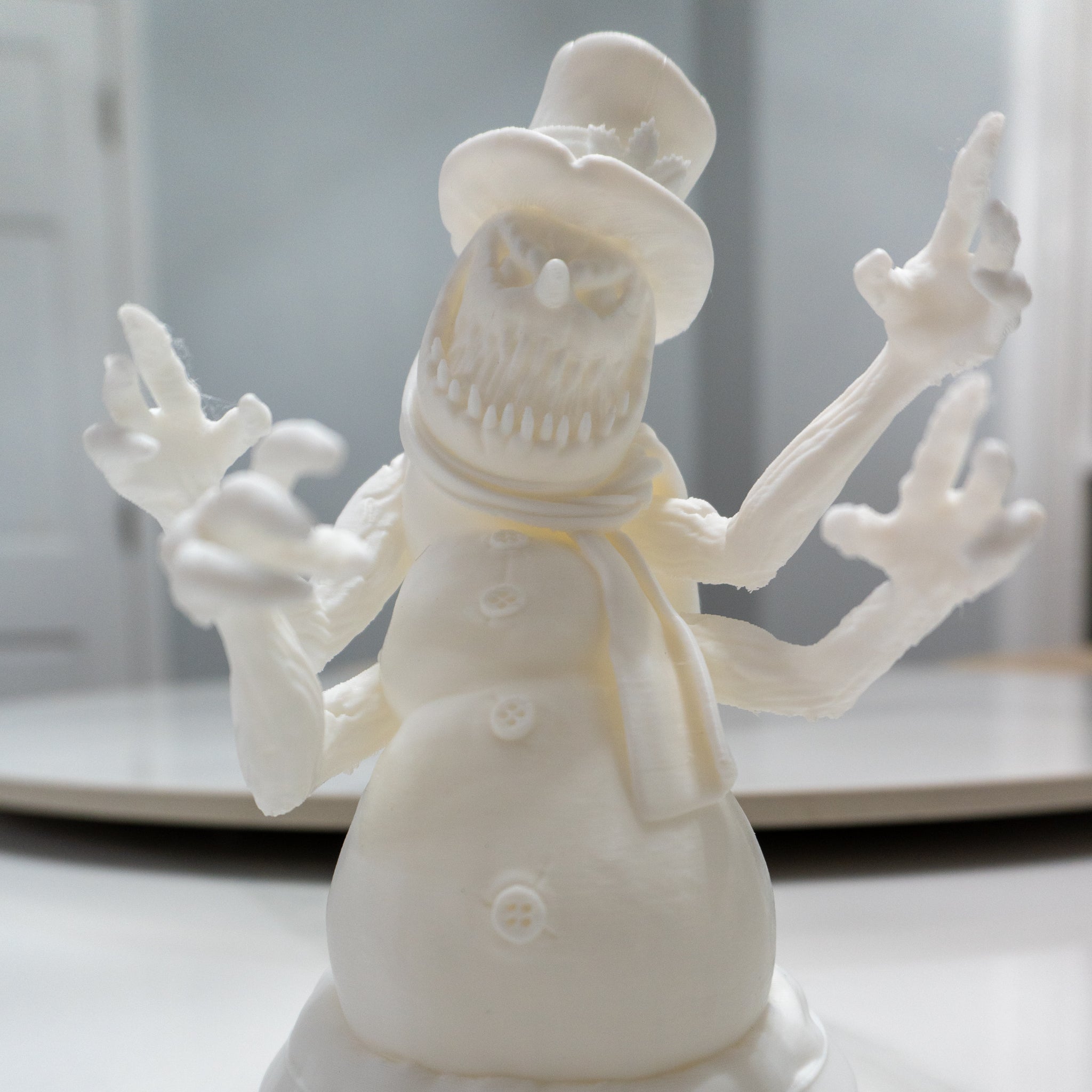 Frostbite Fiend | Creepy Snowman Horror Figure