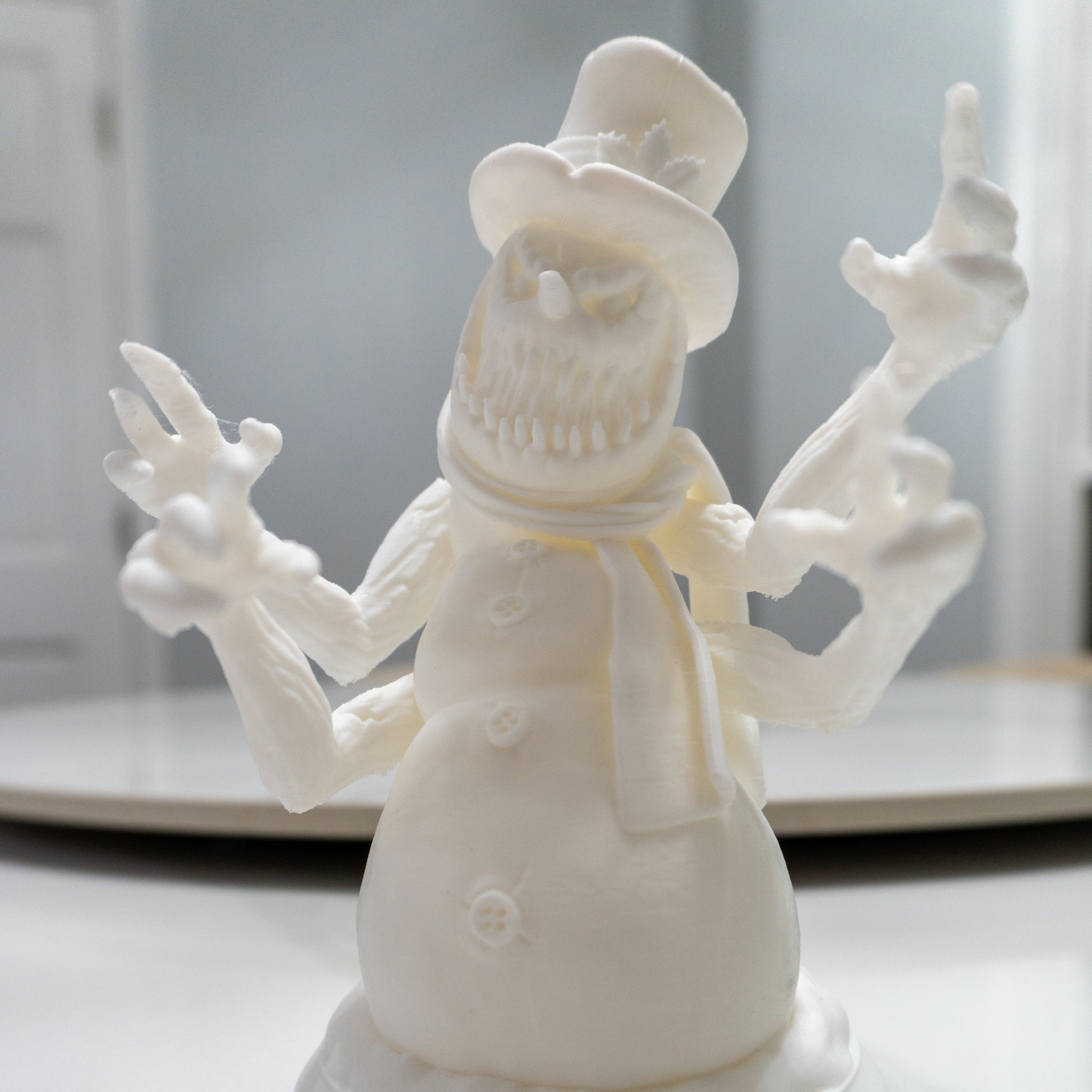 Frostbite Fiend | Creepy Snowman Horror Figure