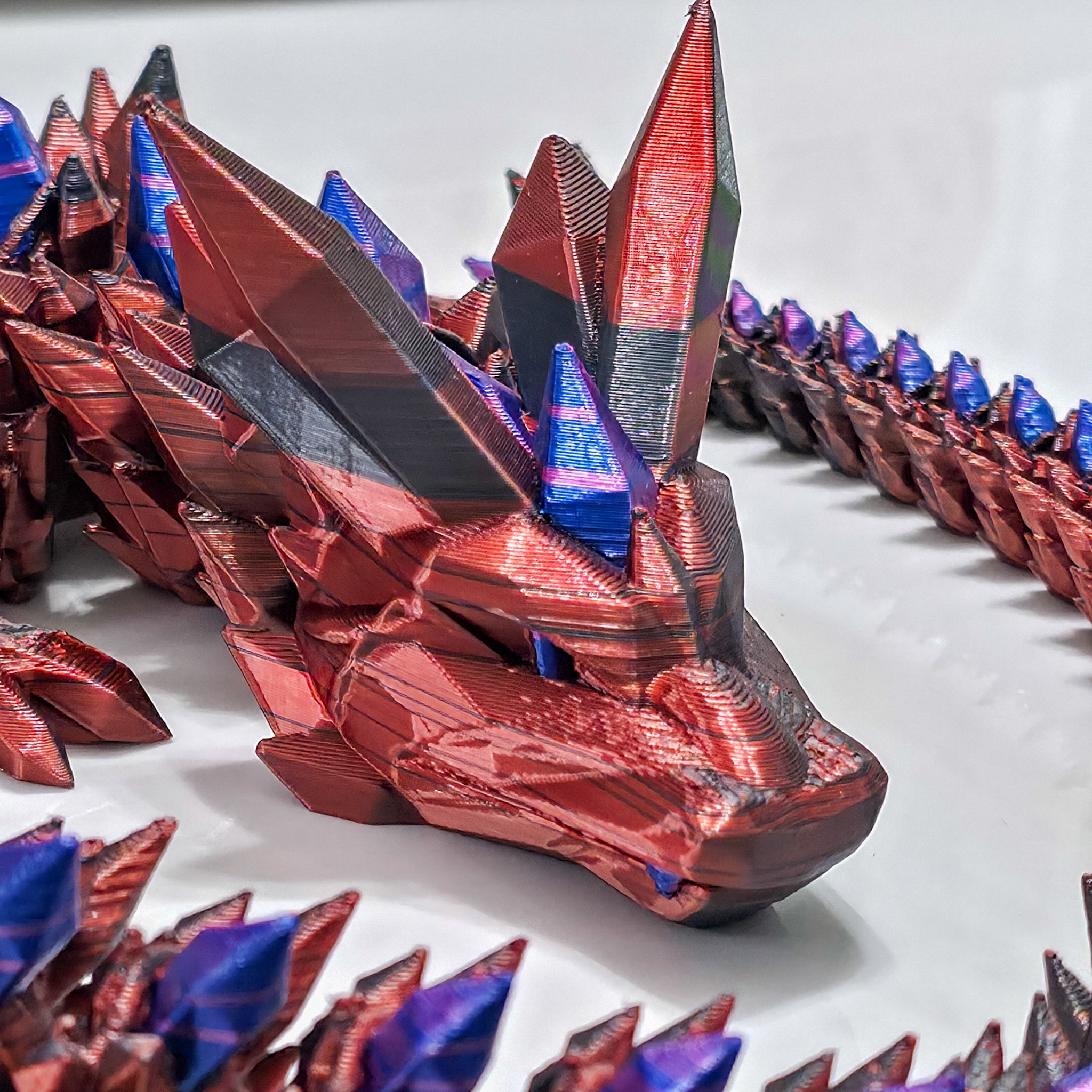 Crystal Dragon OG | Articulated Cinderwings Dragon | Original Fantasy Display Figure