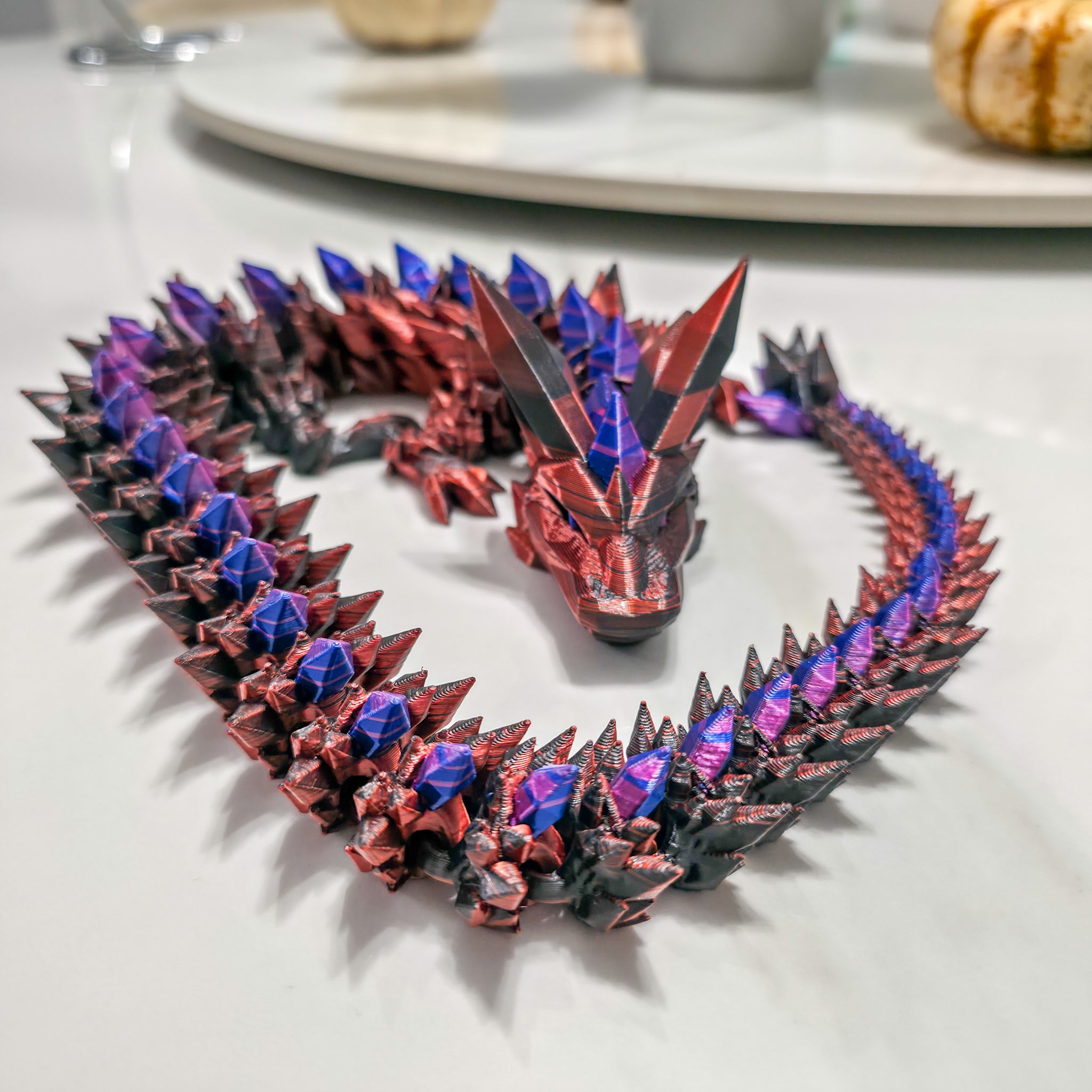 Crystal Dragon OG | Articulated Cinderwings Dragon | Original Fantasy Display Figure