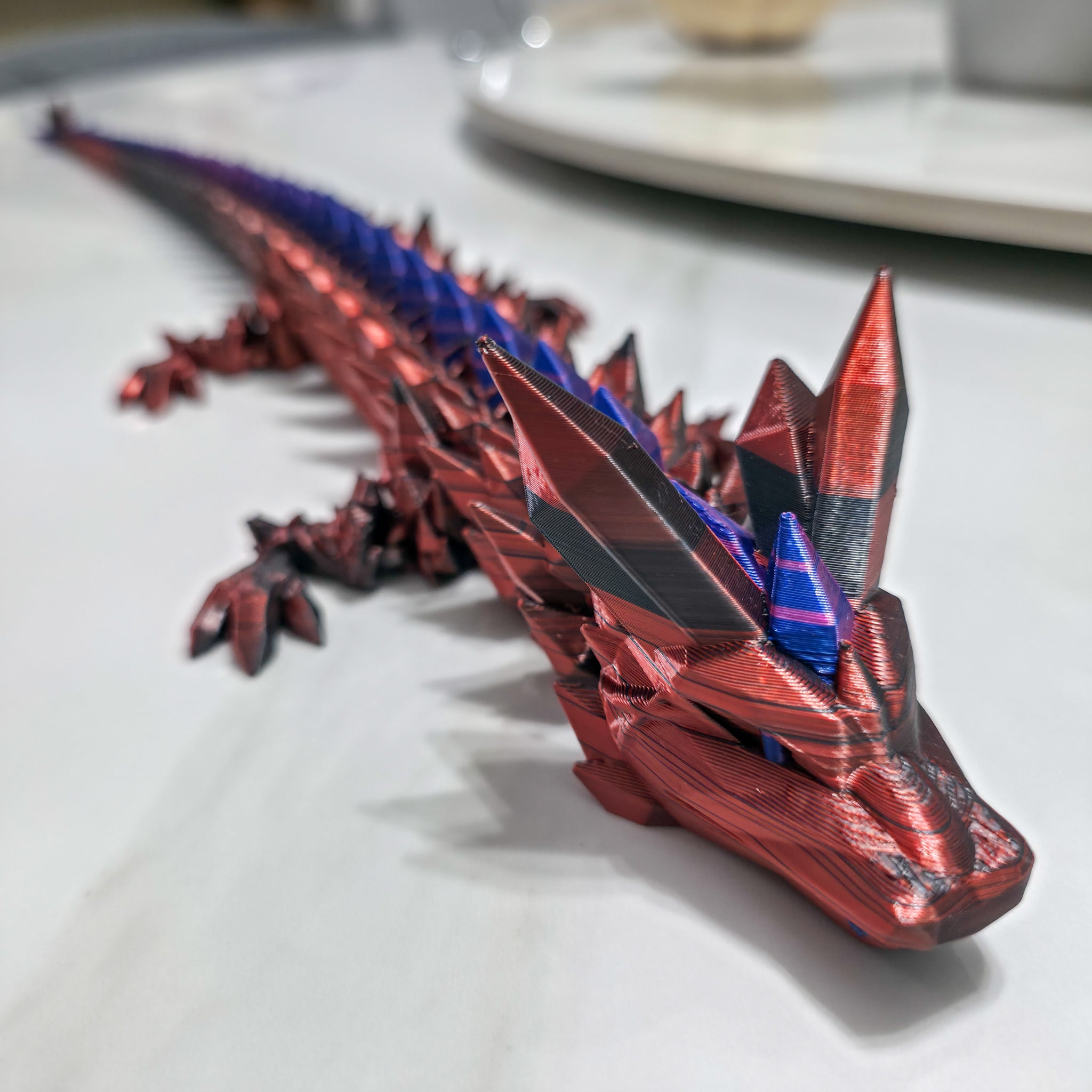 Crystal Dragon OG | Articulated Cinderwings Dragon | Original Fantasy Display Figure