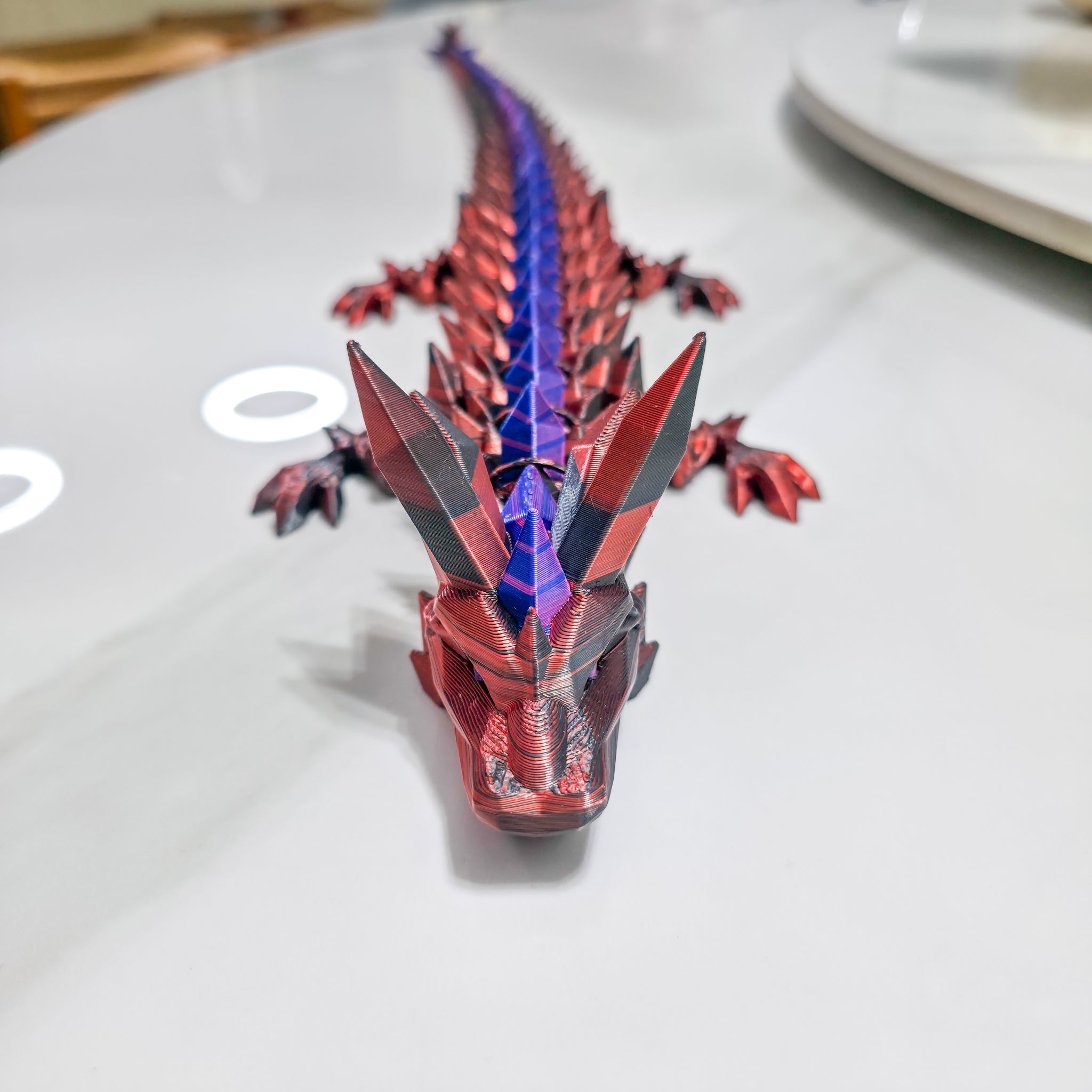 Crystal Dragon OG | Articulated Cinderwings Dragon | Original Fantasy Display Figure