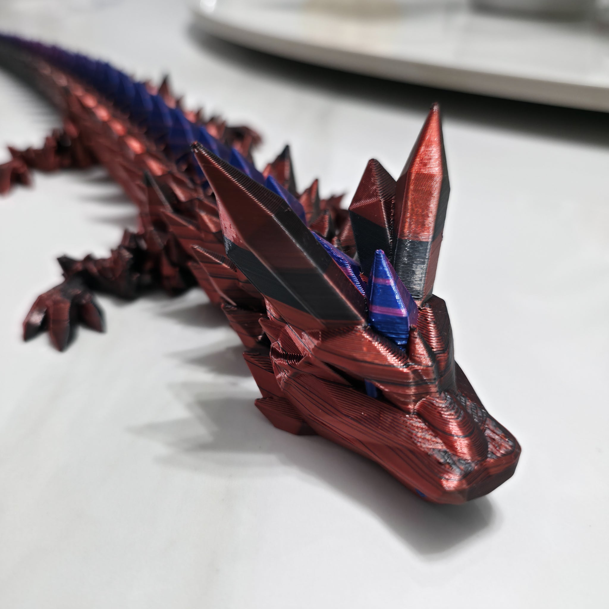 Crystal Dragon OG | Articulated Cinderwings Dragon | Original Fantasy Display Figure