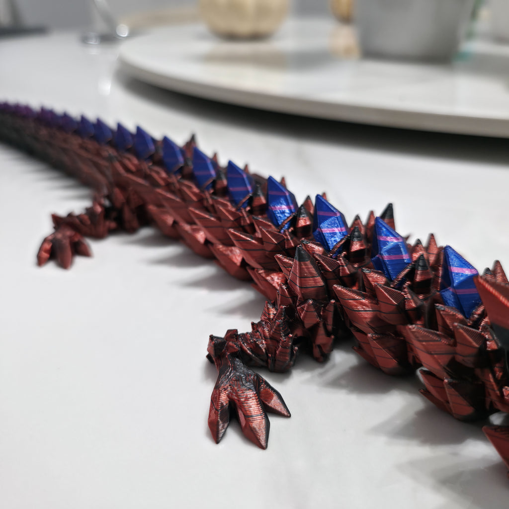 Crystal Dragon OG | Articulated Cinderwings Dragon | Original Fantasy Display Figure