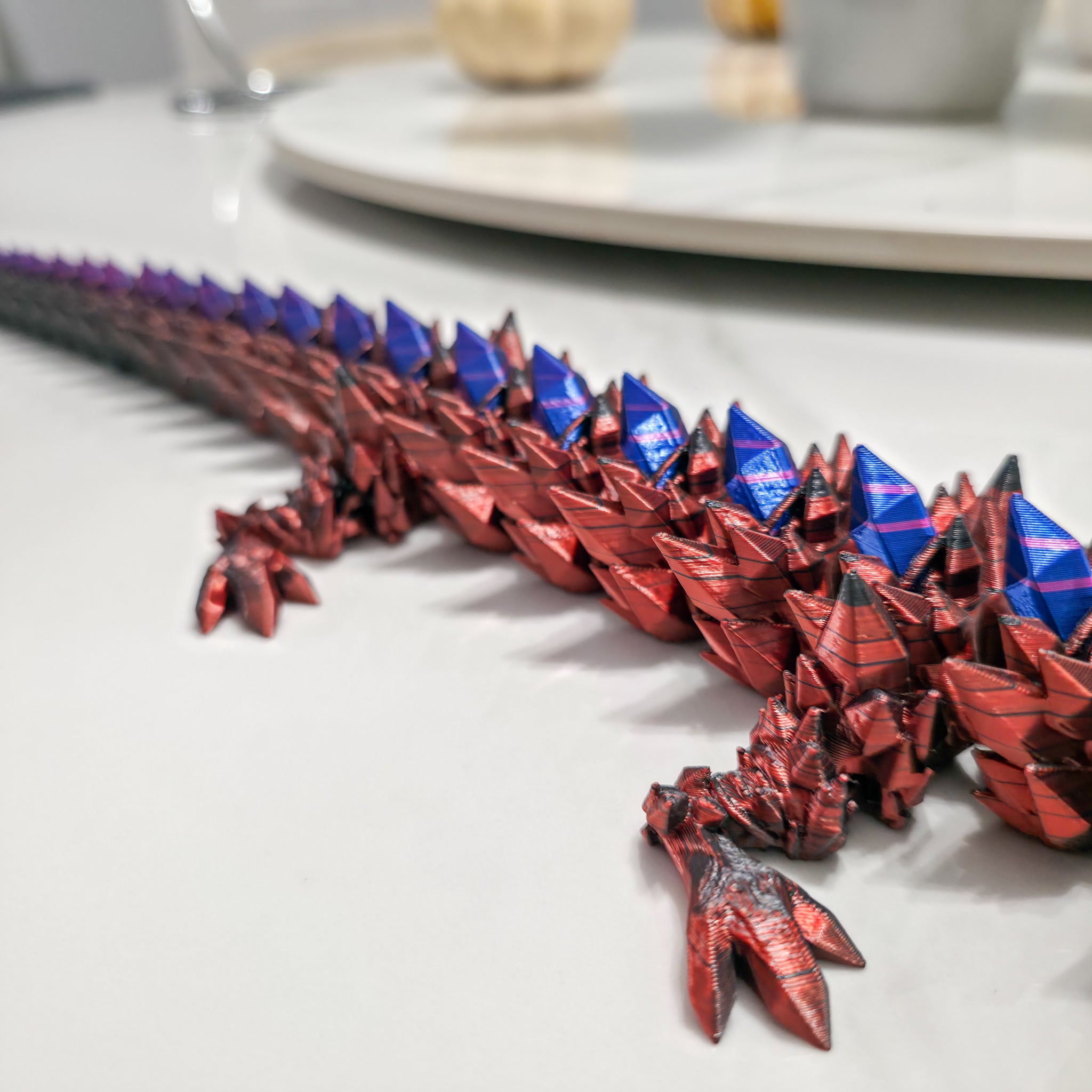 Crystal Dragon OG | Articulated Cinderwings Dragon | Original Fantasy Display Figure