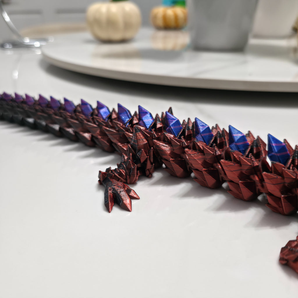 Crystal Dragon OG | Articulated Cinderwings Dragon | Original Fantasy Display Figure