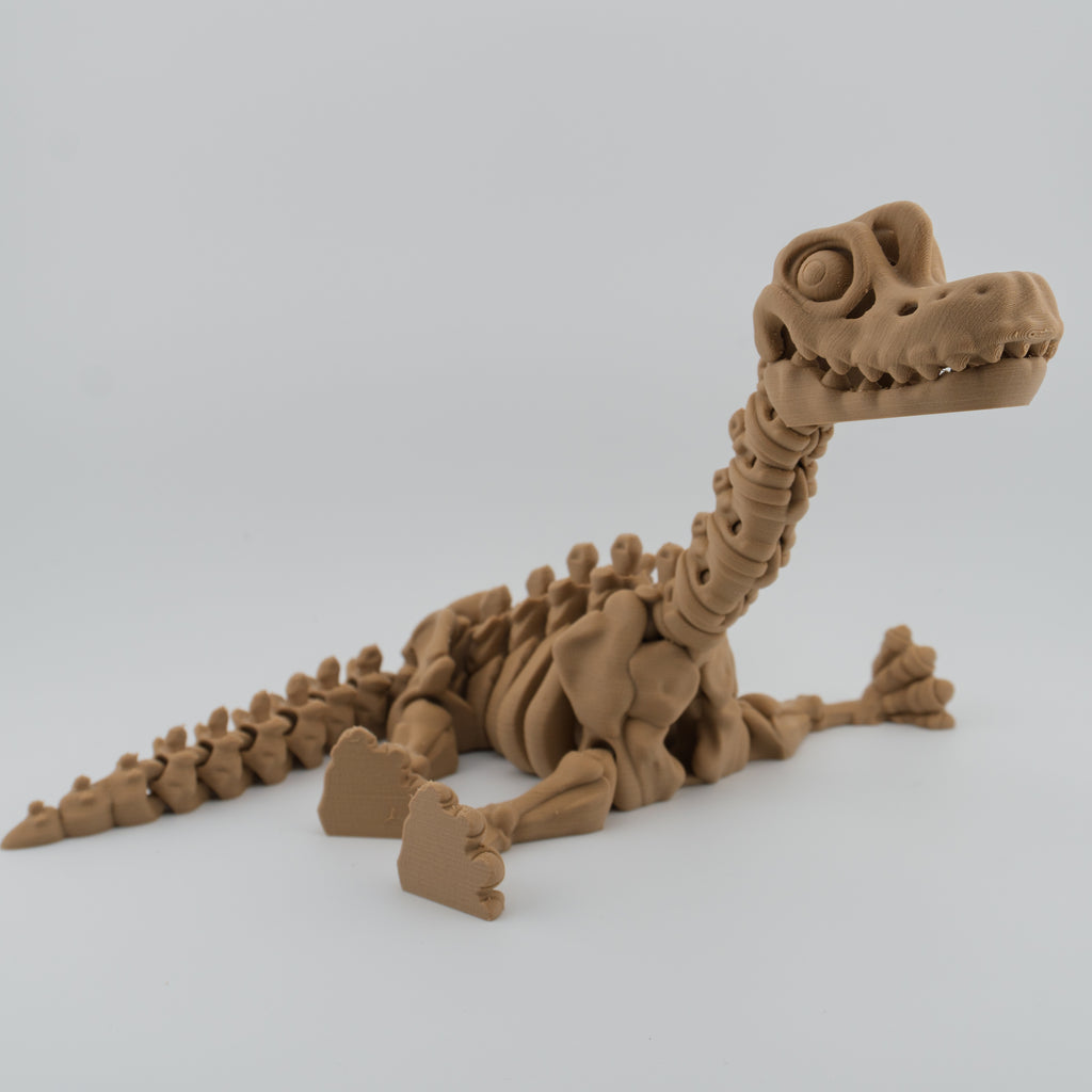 Flexi Skeleton Brachiosaurus | 3D Printed Fossil Collectible