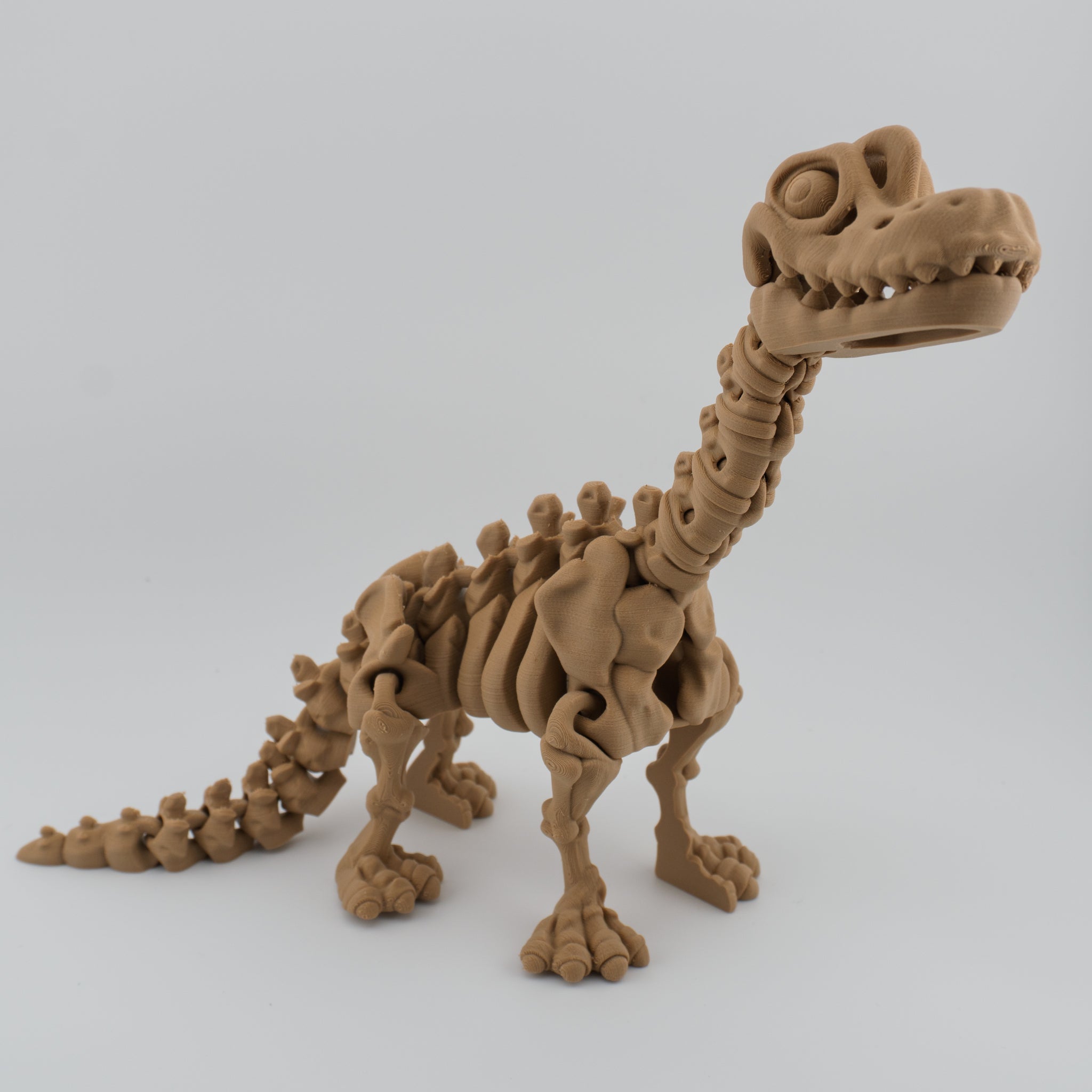 Flexi Skeleton Brachiosaurus | 3D Printed Fossil Collectible