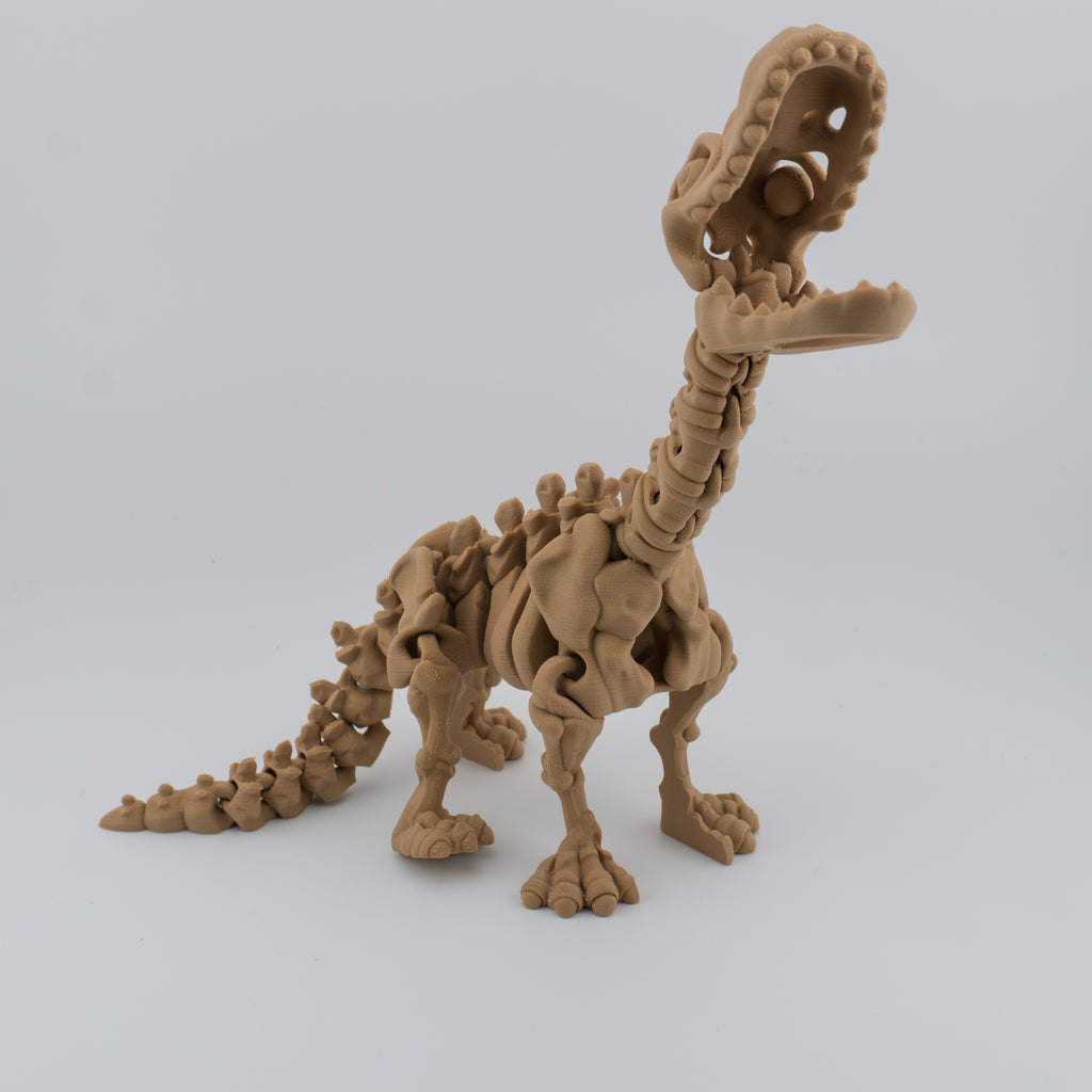 Flexi Skeleton Brachiosaurus | 3D Printed Fossil Collectible