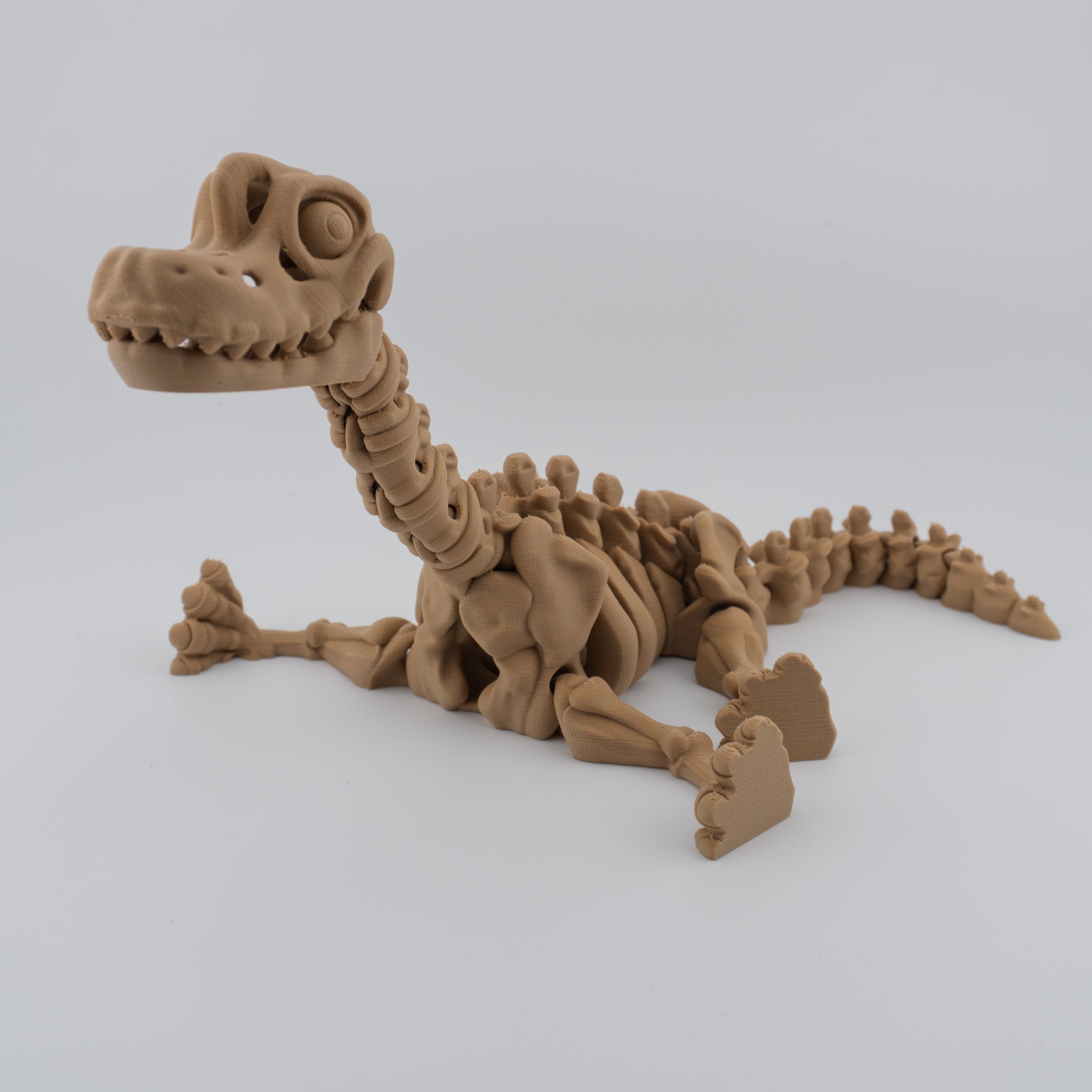 Flexi Skeleton Brachiosaurus | 3D Printed Fossil Collectible