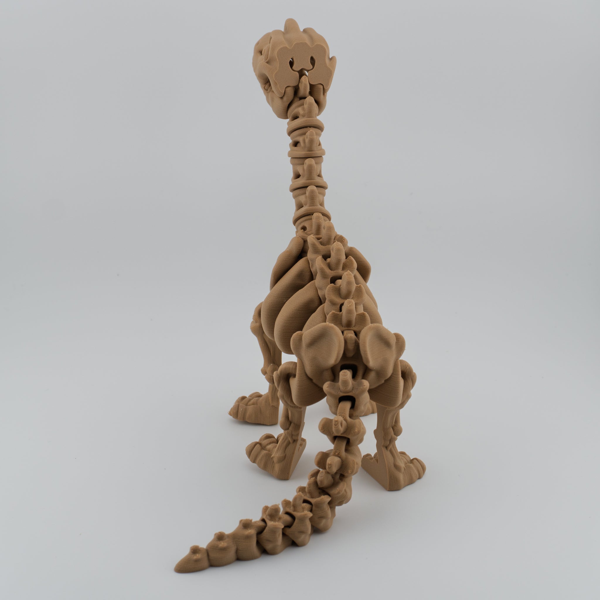 Flexi Skeleton Brachiosaurus | 3D Printed Fossil Collectible