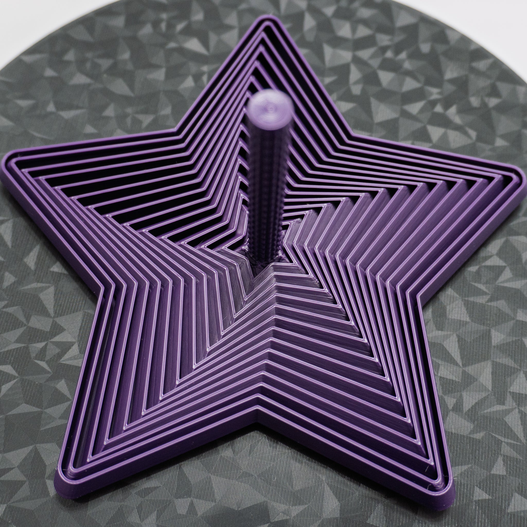 Expandable 5-Point Star Fidget Wand | Smooth Expanding Star with Satisfying Click