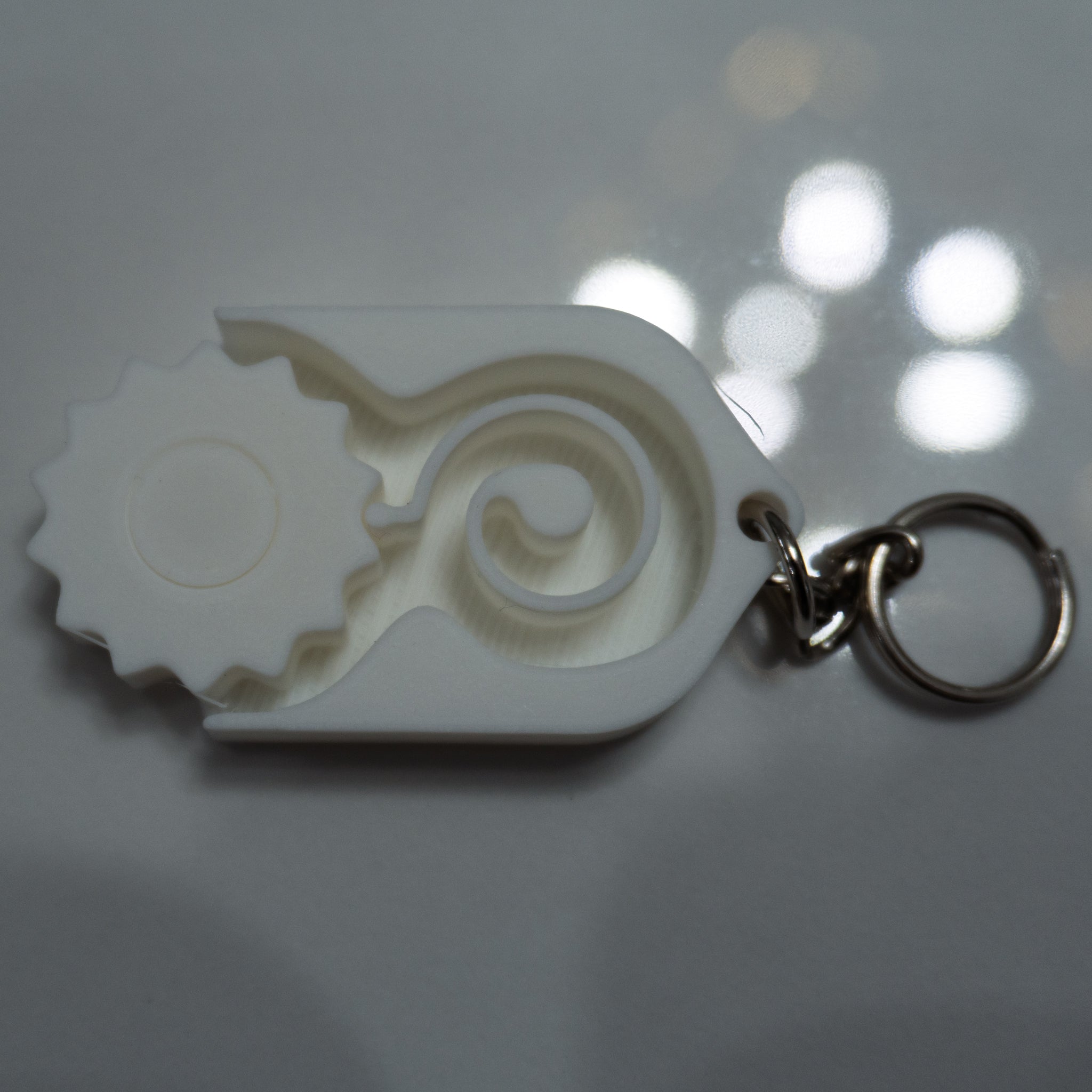 Fidget Clicker Keychain | Pocket-Sized Gear Spinner with Satisfying Click