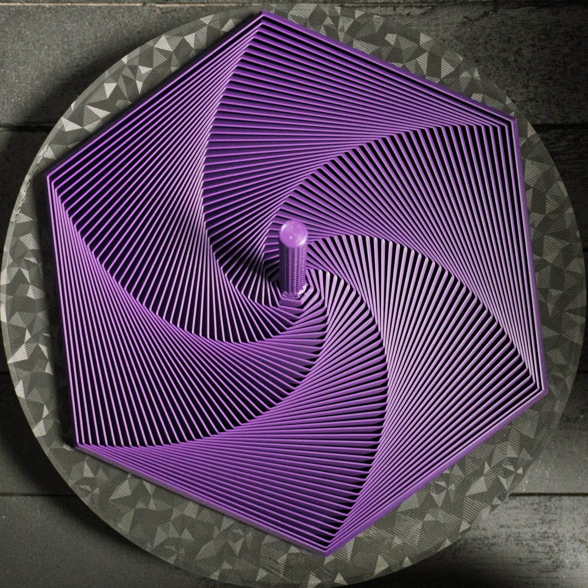 Expandable Hexagon Fidget Wand – 3D Printed Sensory Toy - 8.75 Inches Wide