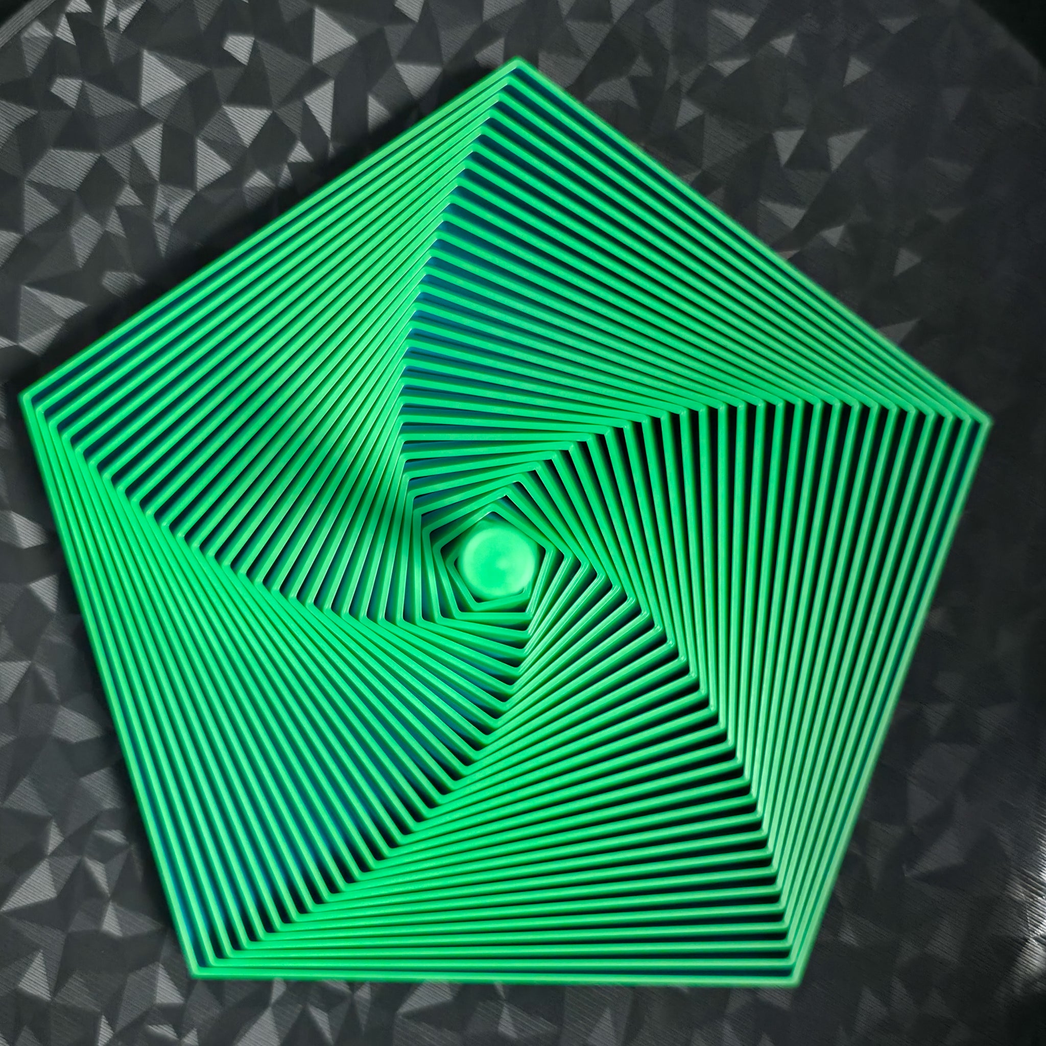 Expandable Fidget Pentagon Wand | Geometric Motion Desk Toy