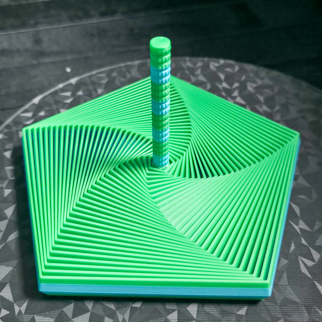 Expandable Fidget Pentagon Wand | Geometric Motion Desk Toy