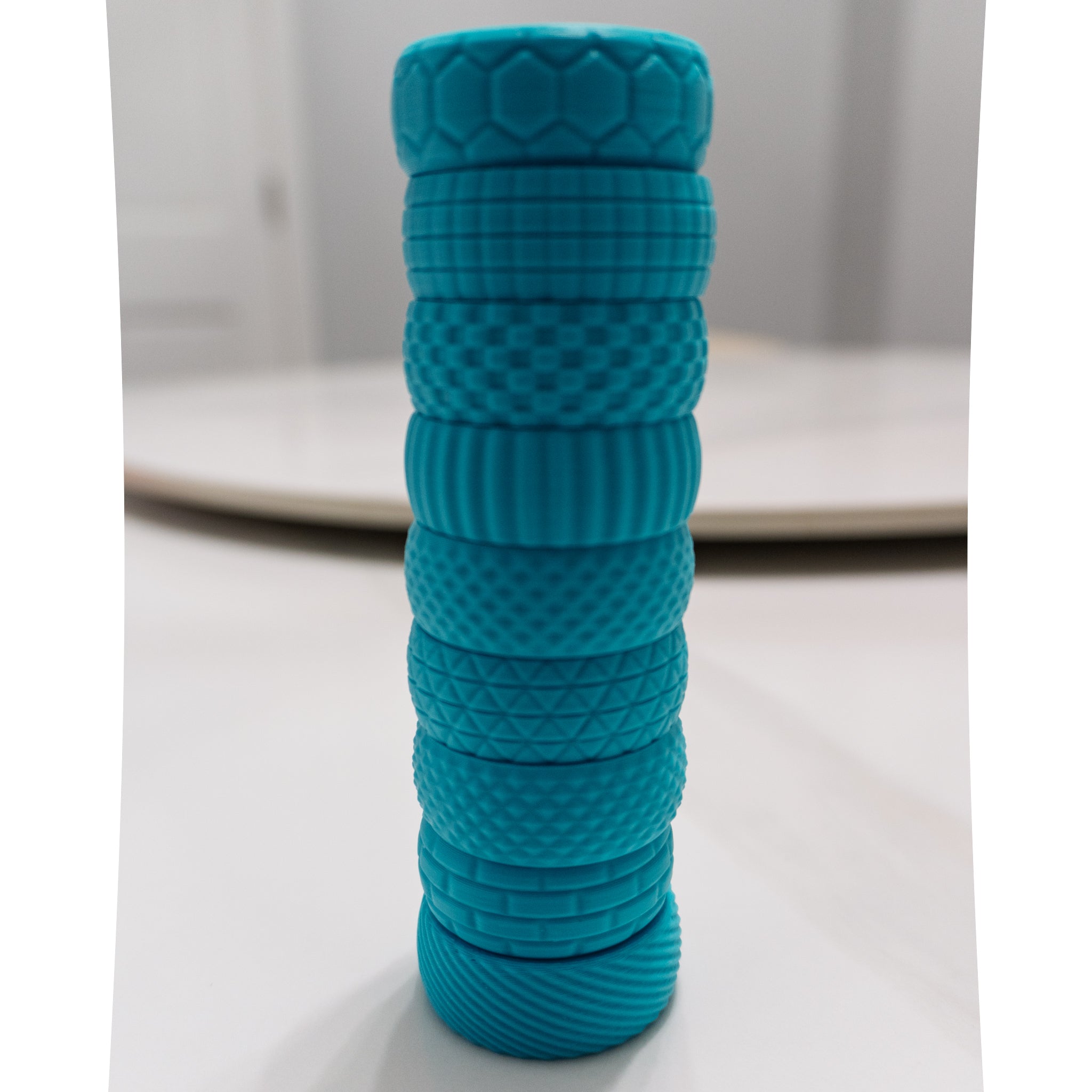 Textured Orbit Rings | Spinning Fidget Rings for Stress Relief