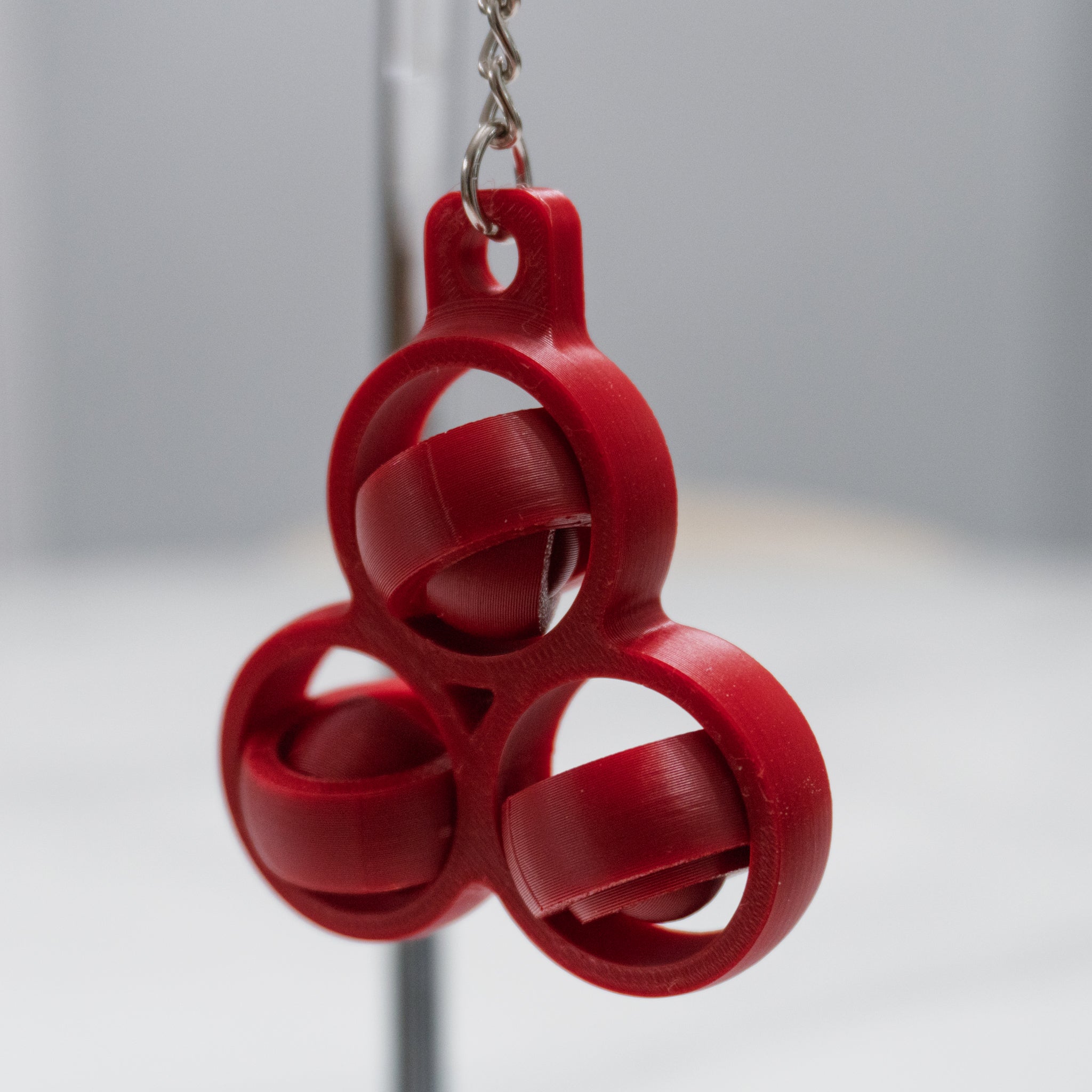 Triple Orbit Spinner | Bearing-Free Fidget Spinner Keychain