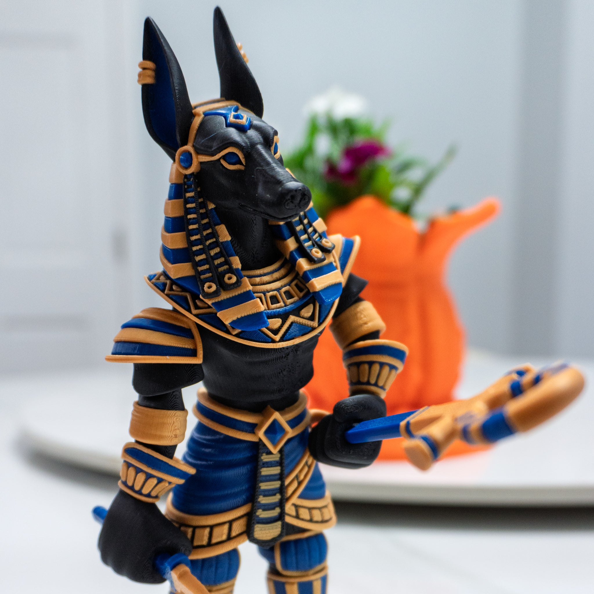 Flexi Anubis | Articulated Egyptian Jackal Warrior Figure