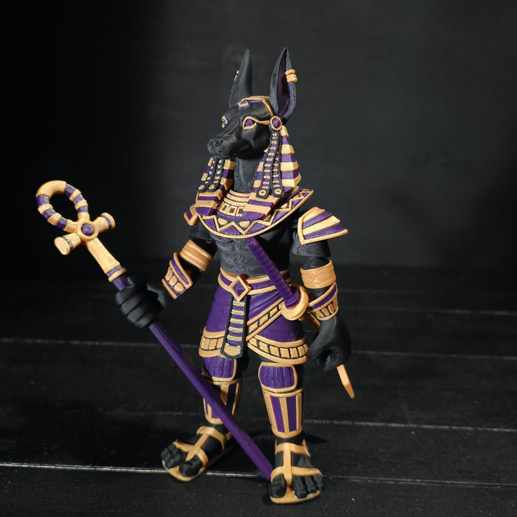 Flexi Anubis | Articulated Egyptian Jackal Warrior Figure