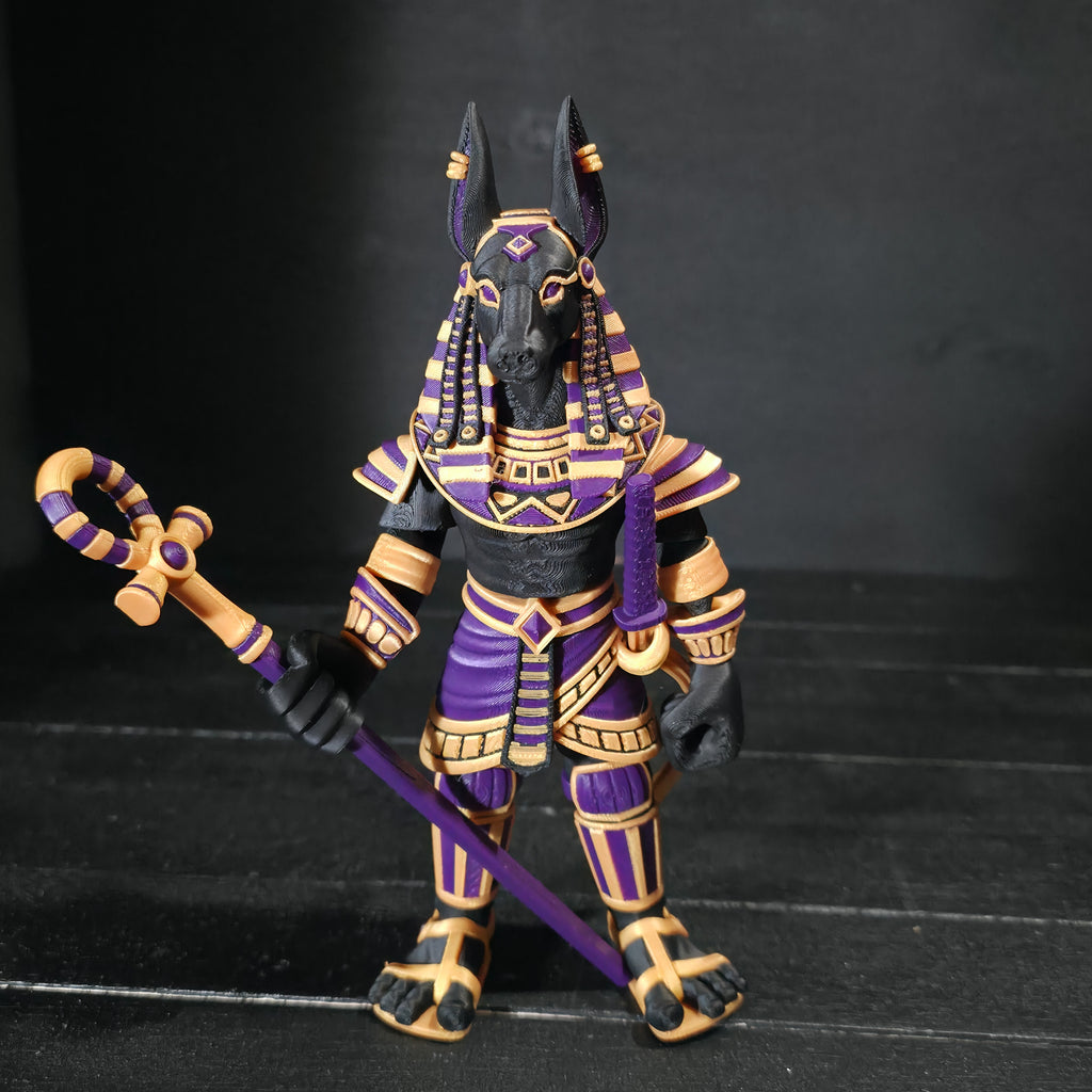 Flexi Anubis | Articulated Egyptian Jackal Warrior Figure