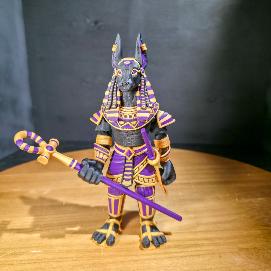 Flexi Anubis | Articulated Egyptian Jackal Warrior Figure