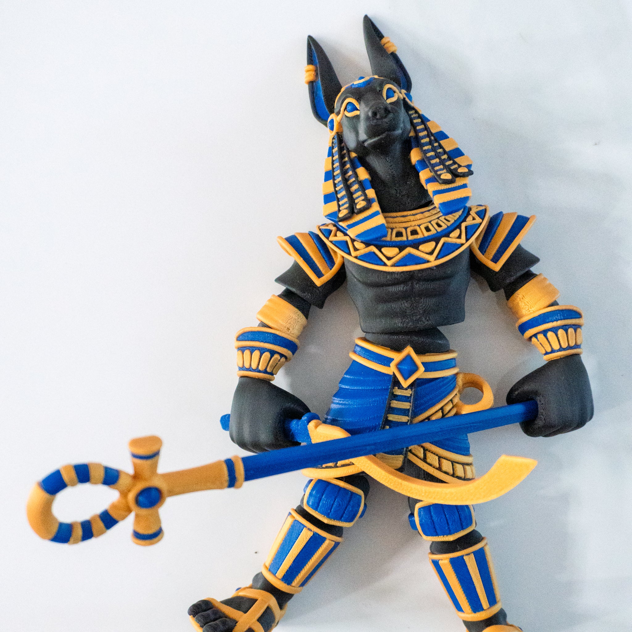Flexi Anubis | Articulated Egyptian Jackal Warrior Figure