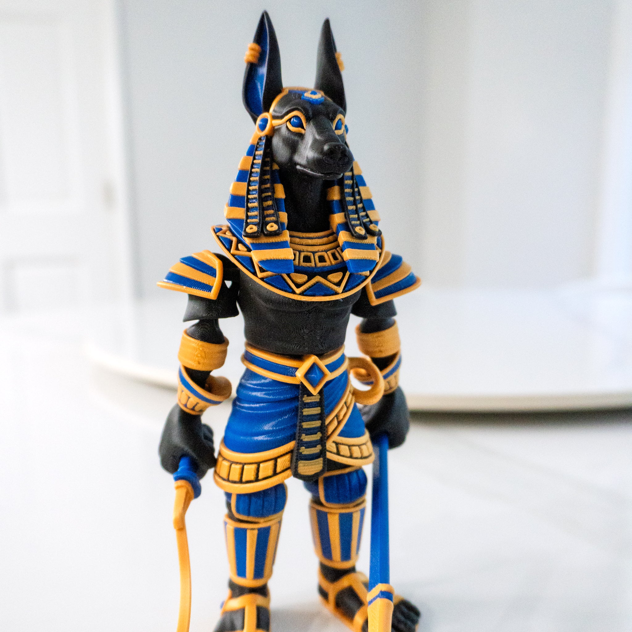Flexi Anubis | Articulated Egyptian Jackal Warrior Figure