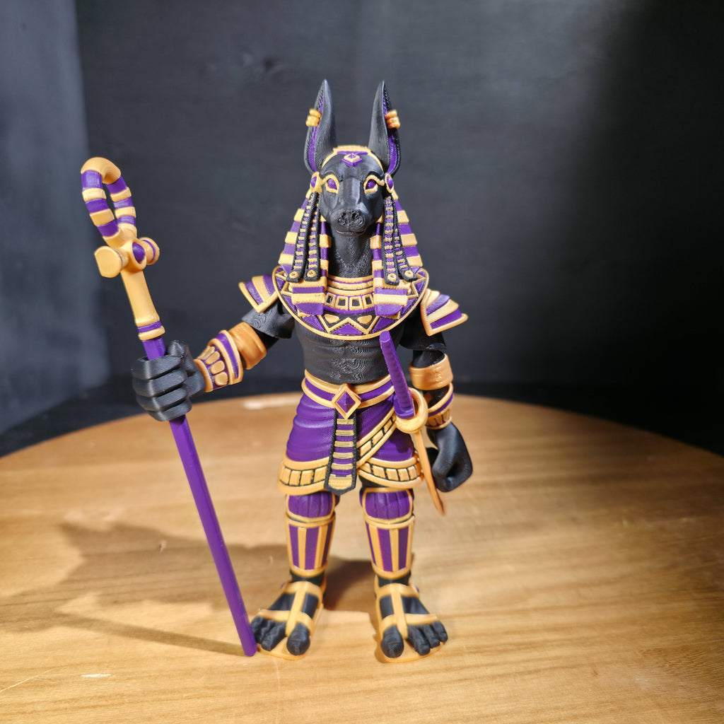 Flexi Anubis Guardian | Articulated Egyptian Jackal Warrior Figure