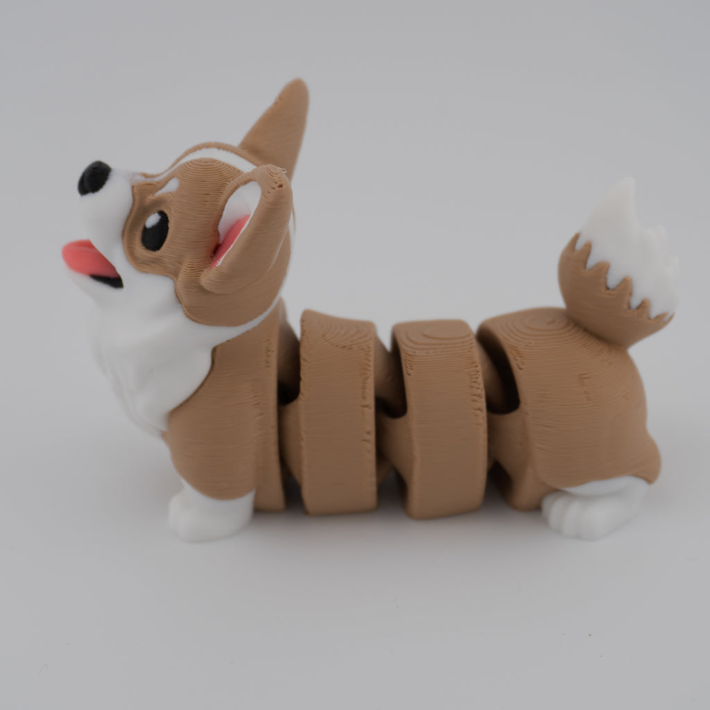 Flexi Corgi – Articulated Dog Figurine