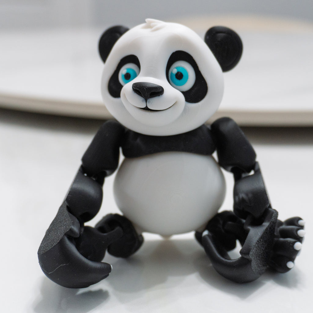 Hangtime Panda (Flexi Panda) | Fully Articulated Poseable Panda Figurine
