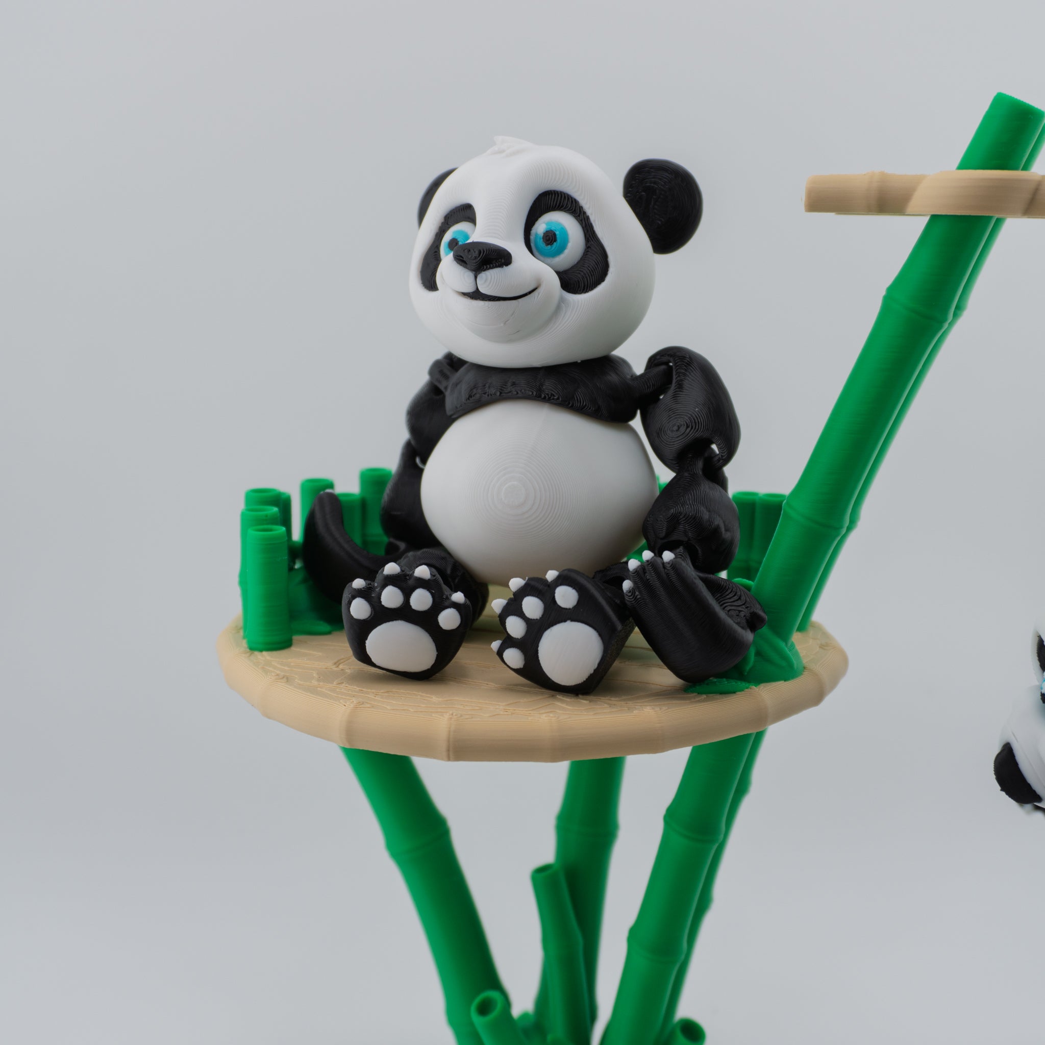 Hangtime Panda (Flexi Panda) | Fully Articulated Poseable Panda Figurine