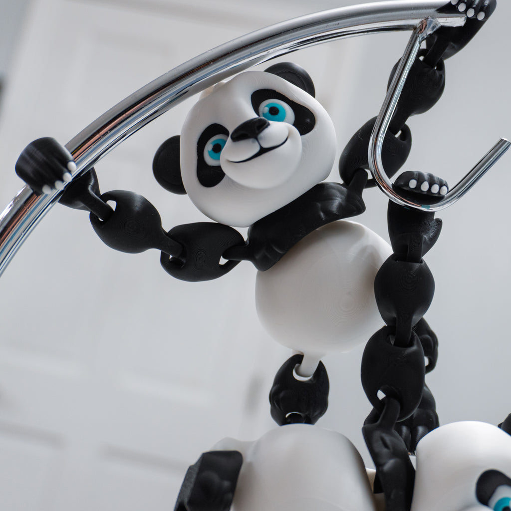 Hangtime Panda (Flexi Panda) | Fully Articulated Poseable Panda Figurine