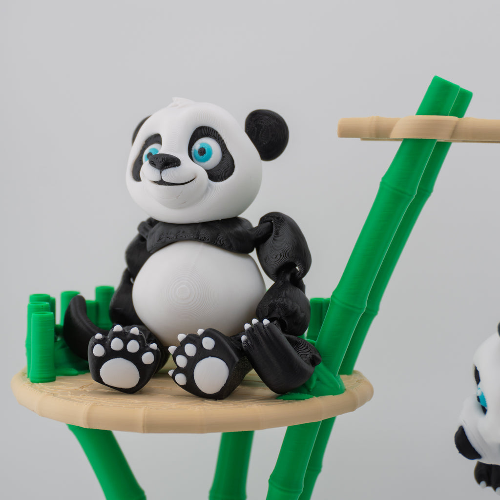 Hangtime Panda (Flexi Panda) | Fully Articulated Poseable Panda Figurine